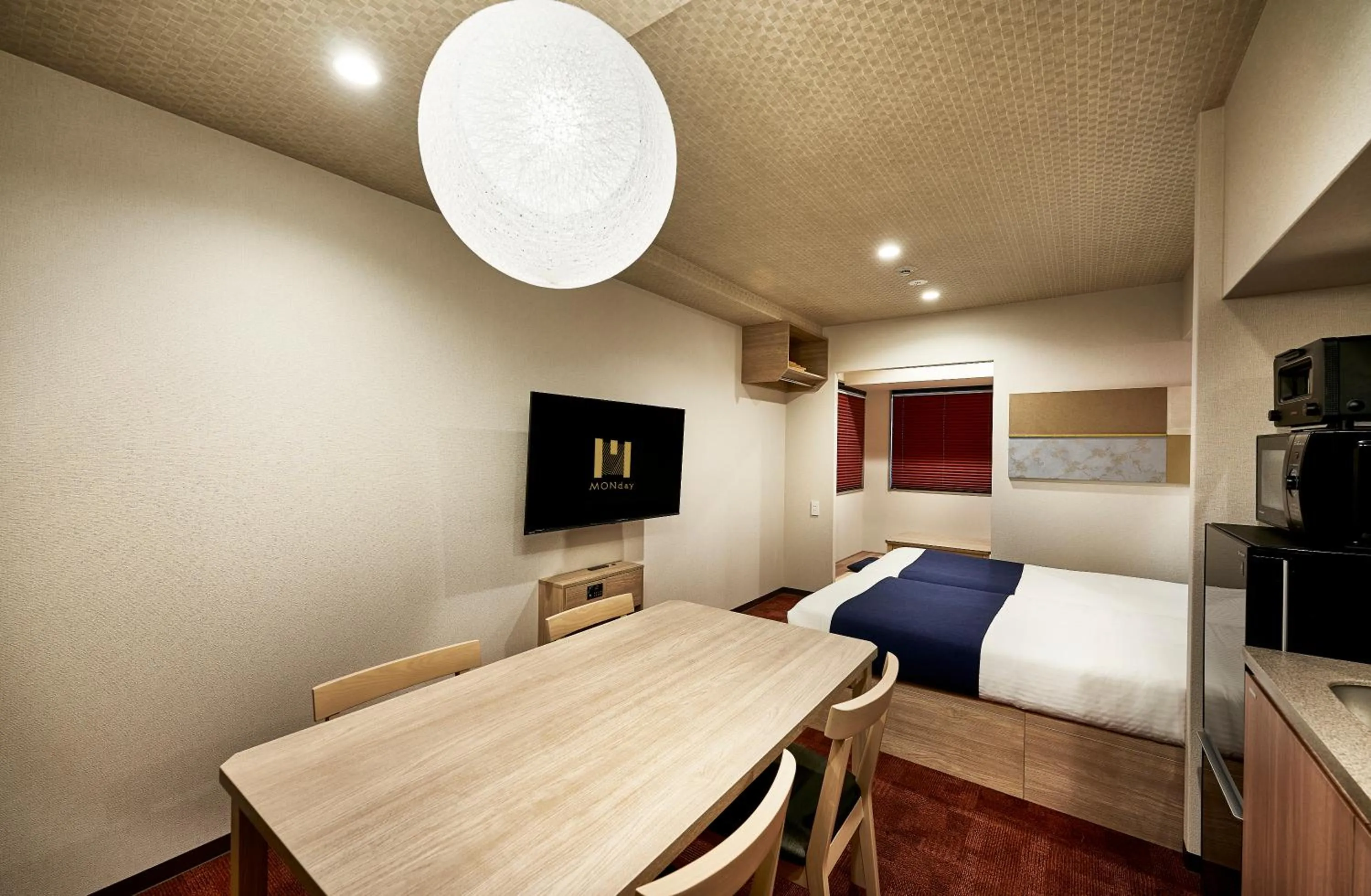 Bed in MONday Apart Premium KYOTO Station