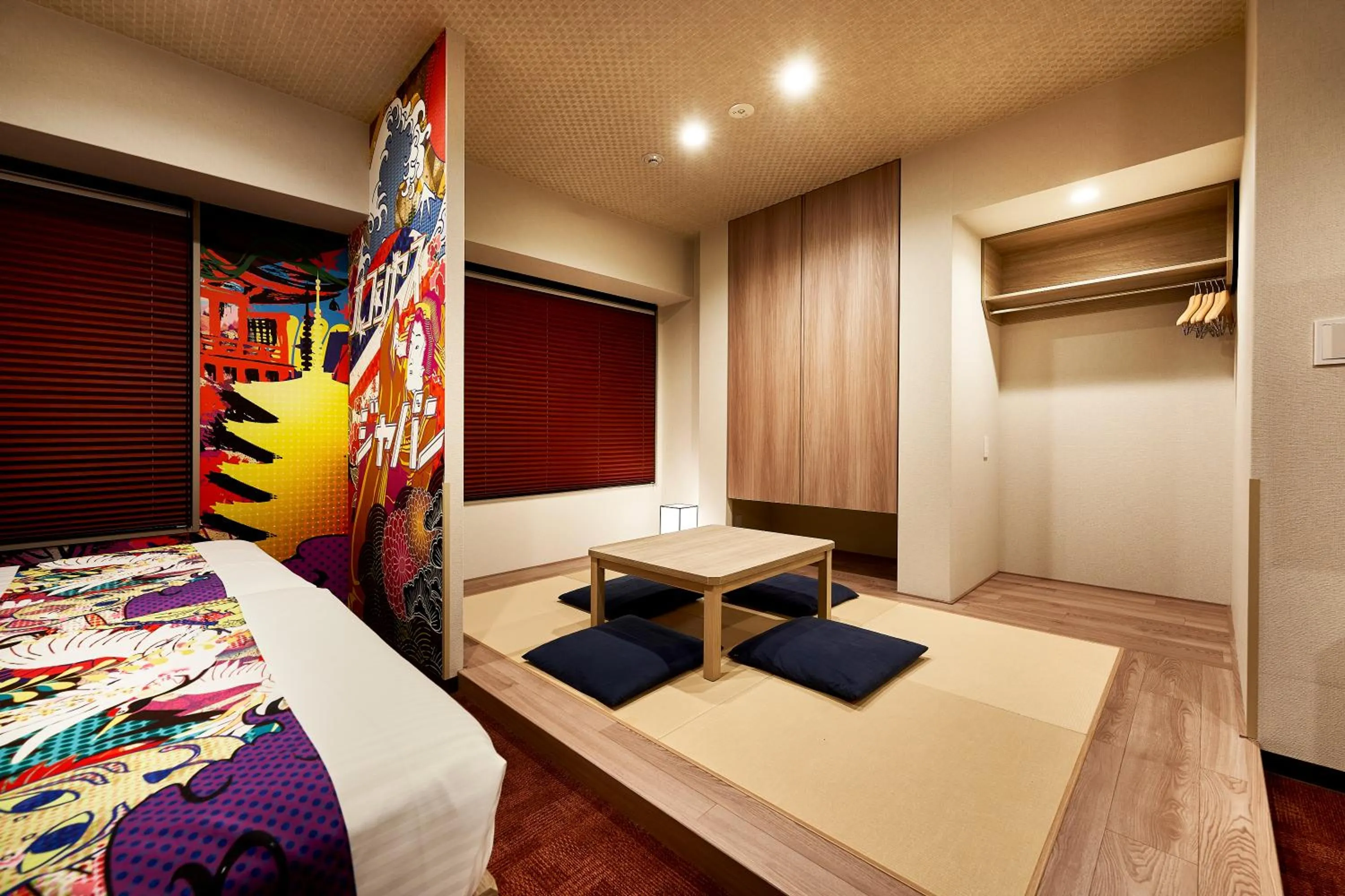 Bed in MONday Apart Premium KYOTO Station