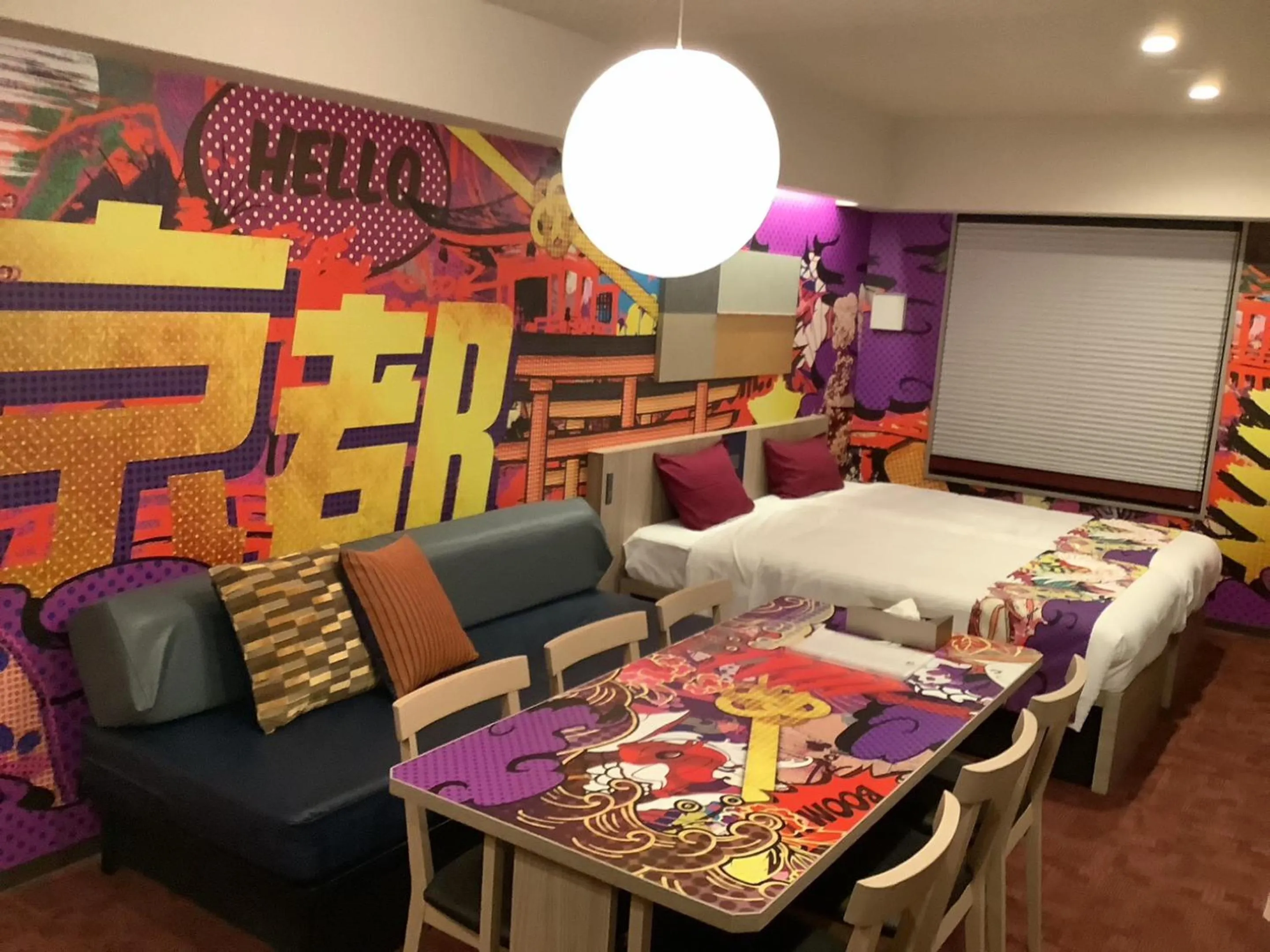 Bed in MONday Apart Premium KYOTO Station