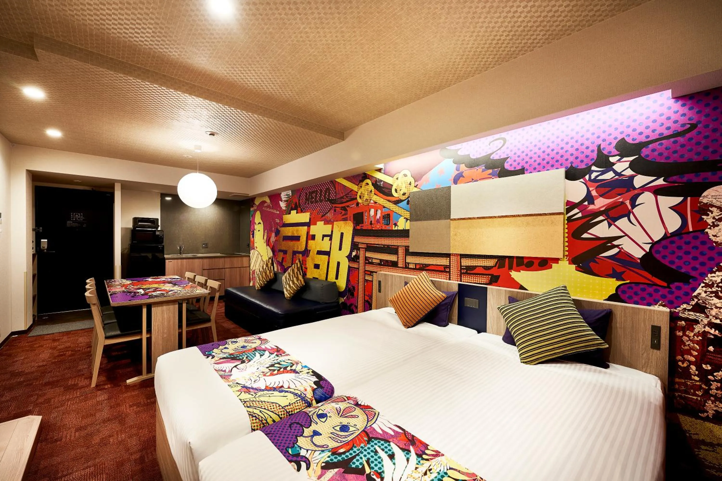 Bed in MONday Apart Premium KYOTO Station