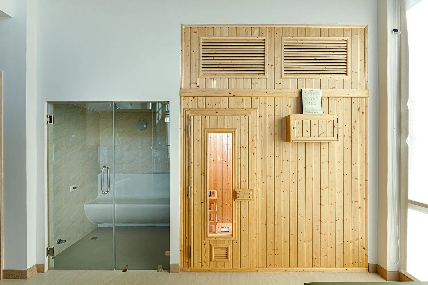 Sauna in W1Bangkoknoi Hotel