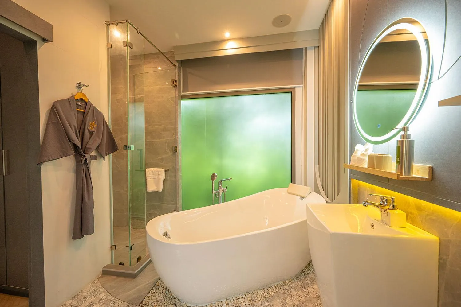 Bathroom in W1Bangkoknoi Hotel