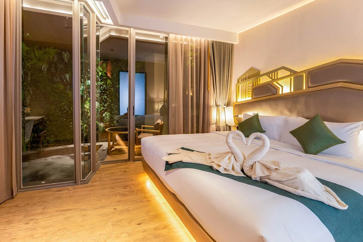 Bed in W1Bangkoknoi Hotel