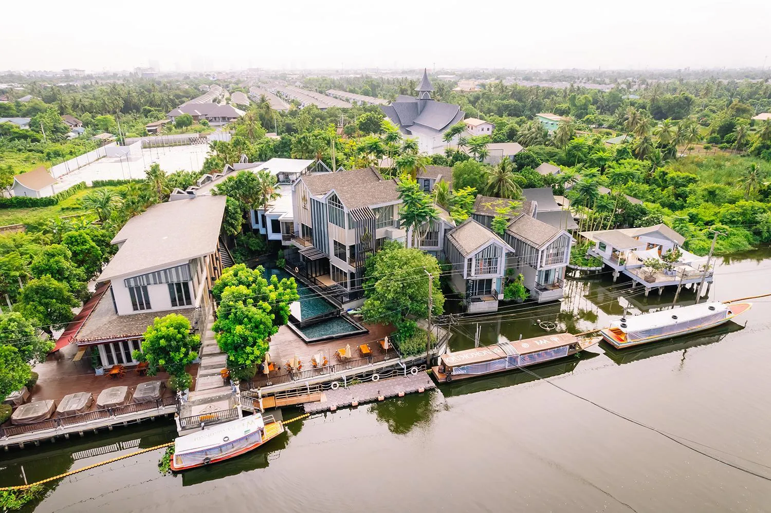 Bird's eye view in W1Bangkoknoi Hotel