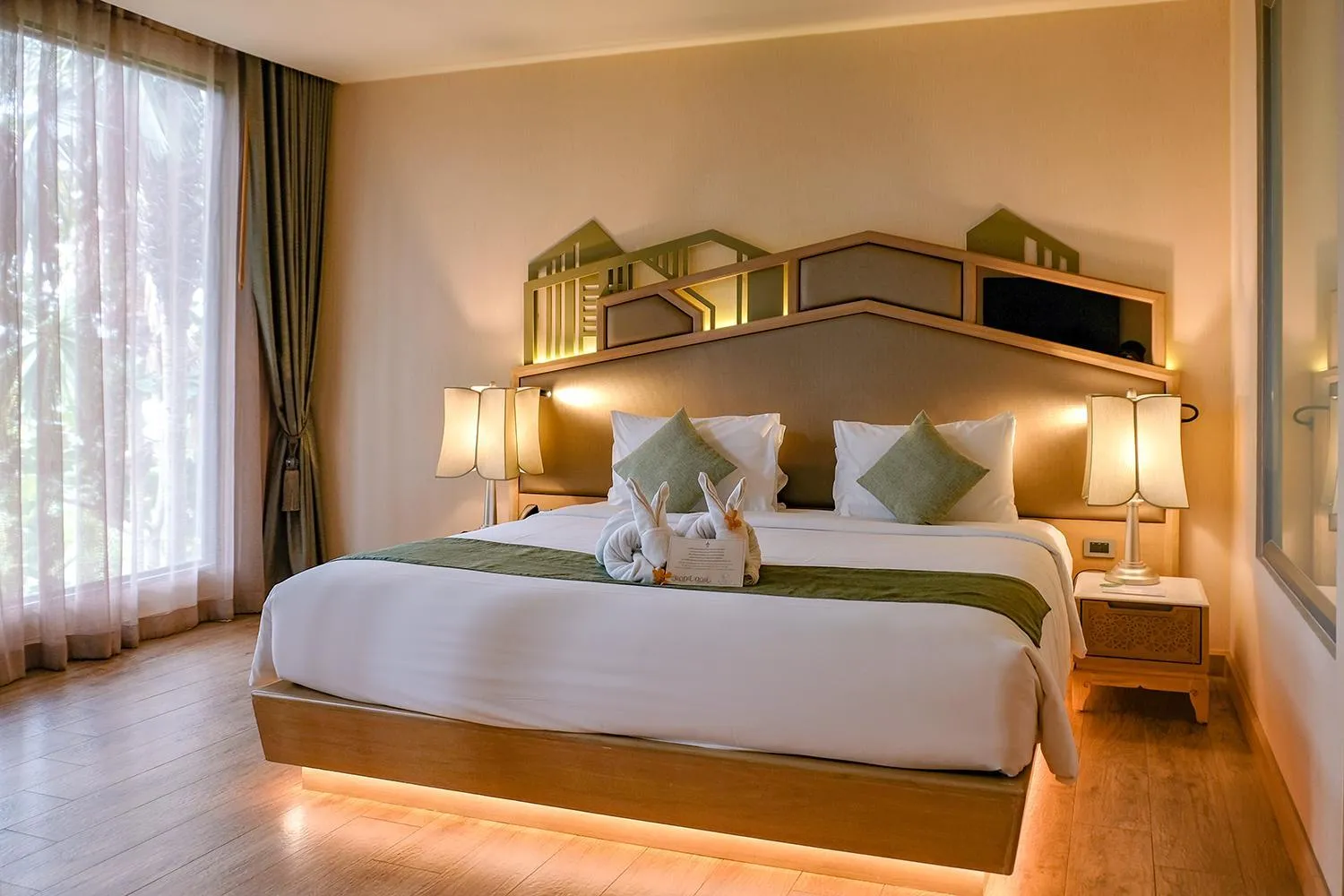 Bed in W1Bangkoknoi Hotel