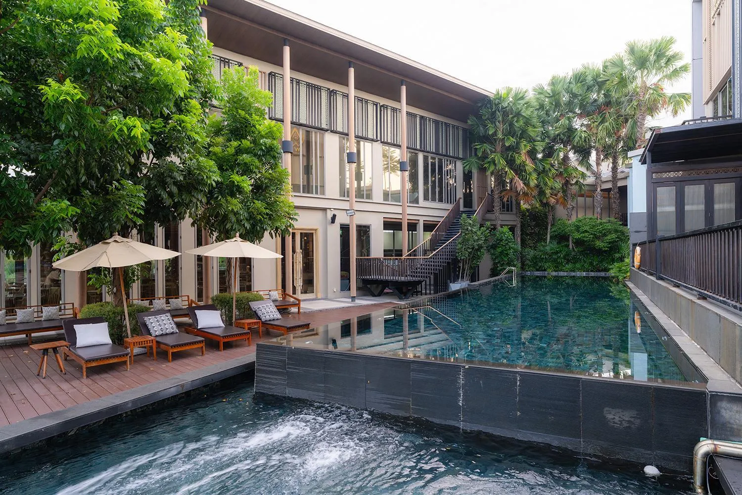 Swimming pool in W1Bangkoknoi Hotel