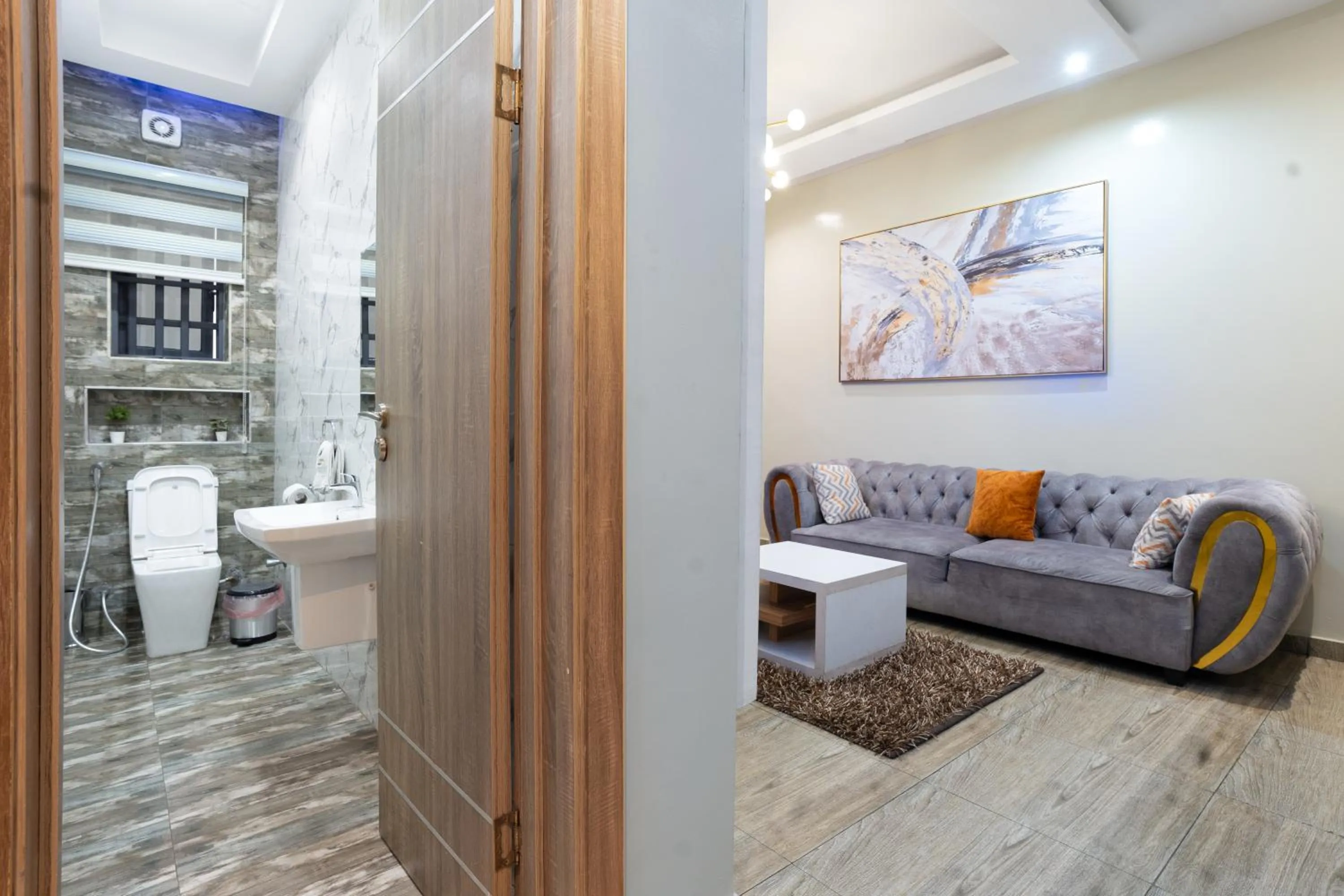 Toilet in God's Touch Apartments Signature