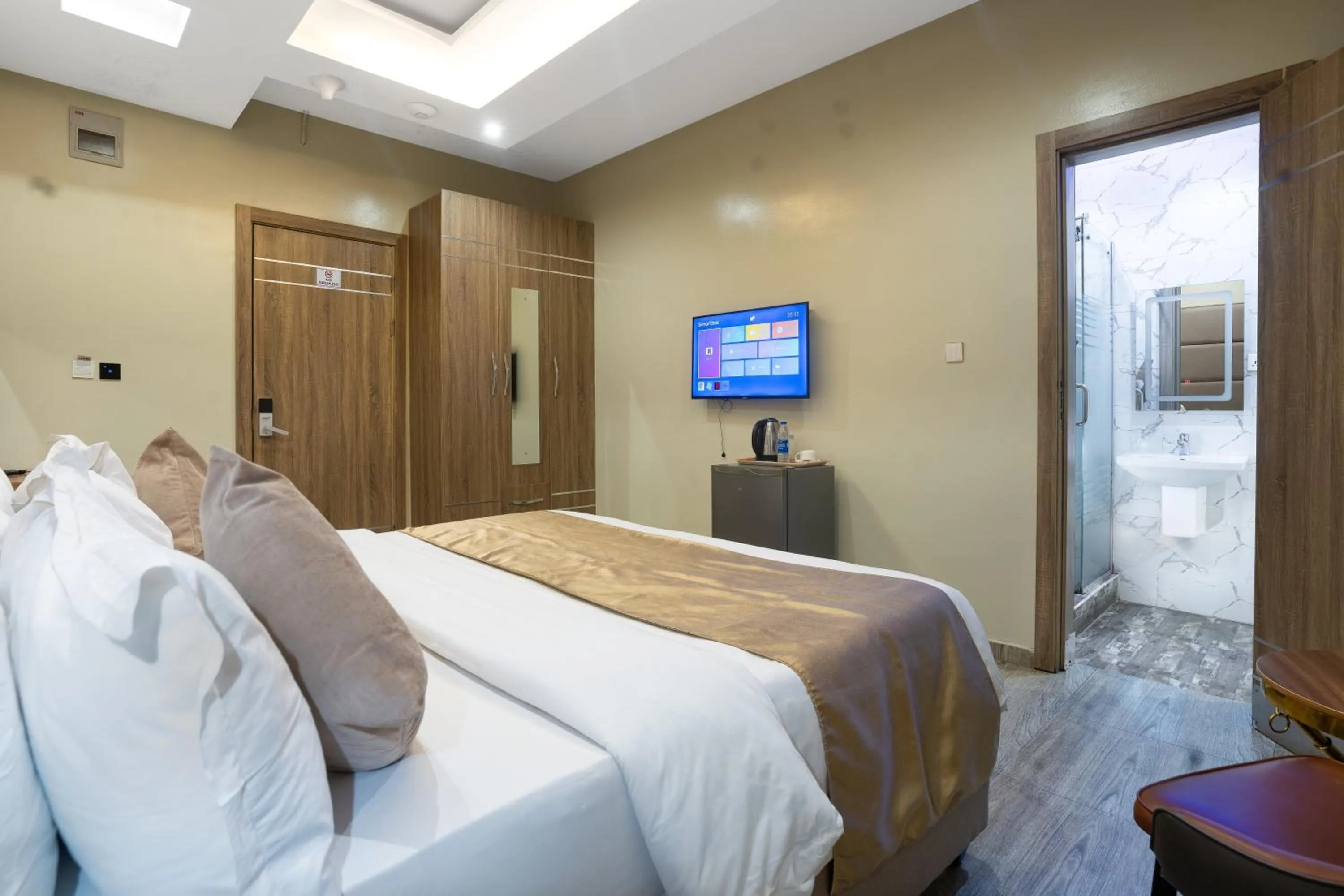 Bedroom, Bed in God's Touch Apartments Signature