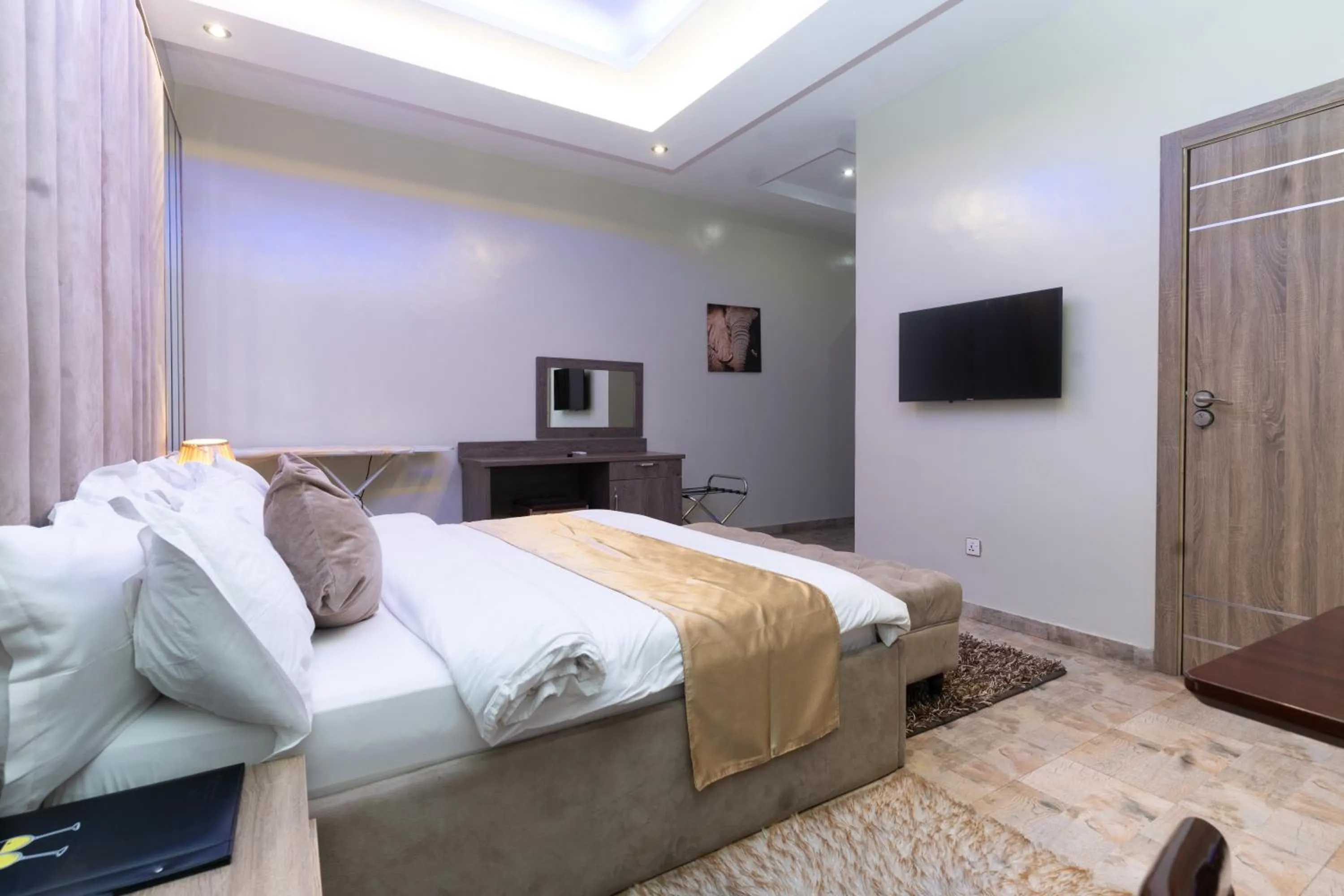 Bedroom, Bed in God's Touch Apartments Signature