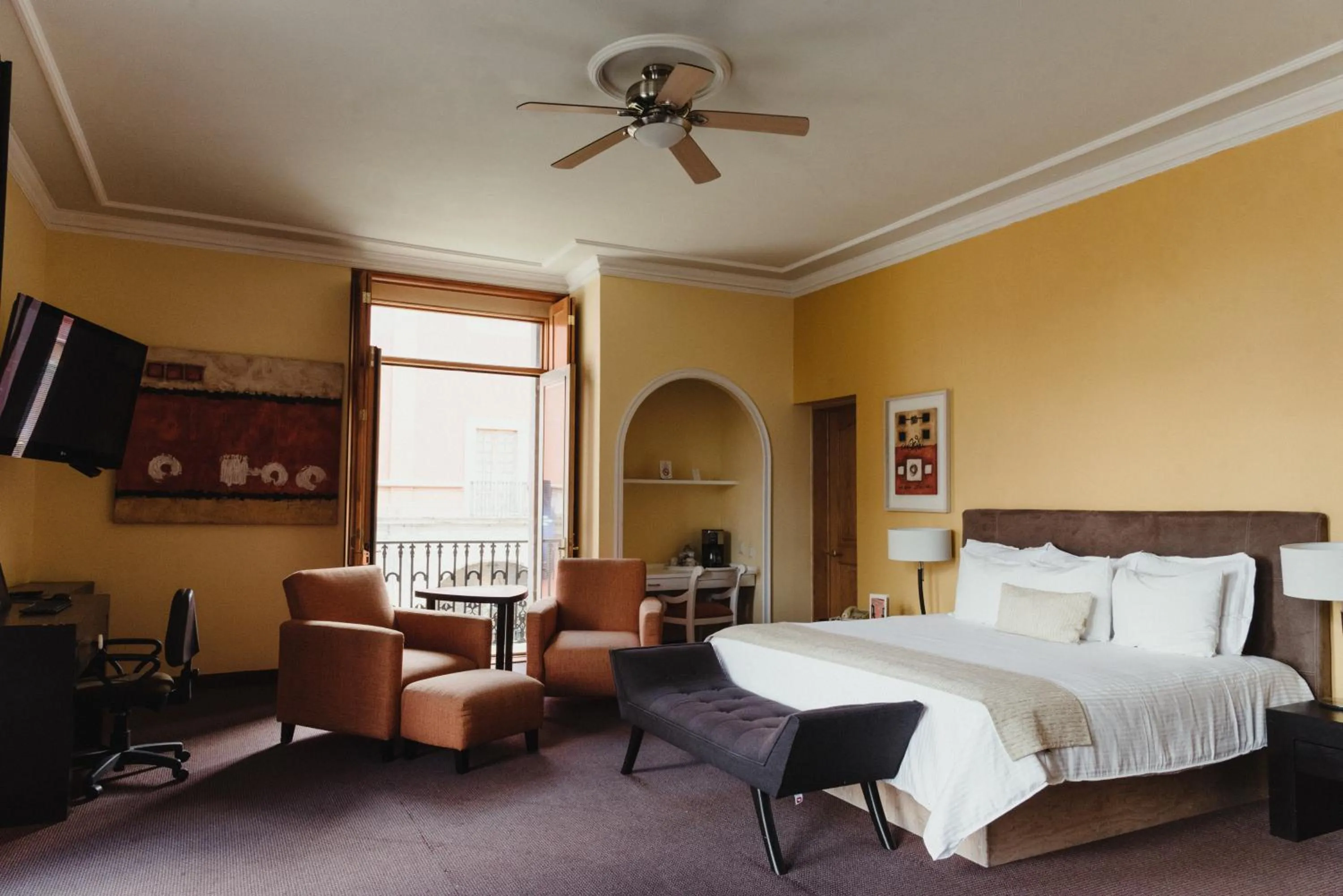 Bedroom, Bed in Gran Hotel de Querétaro