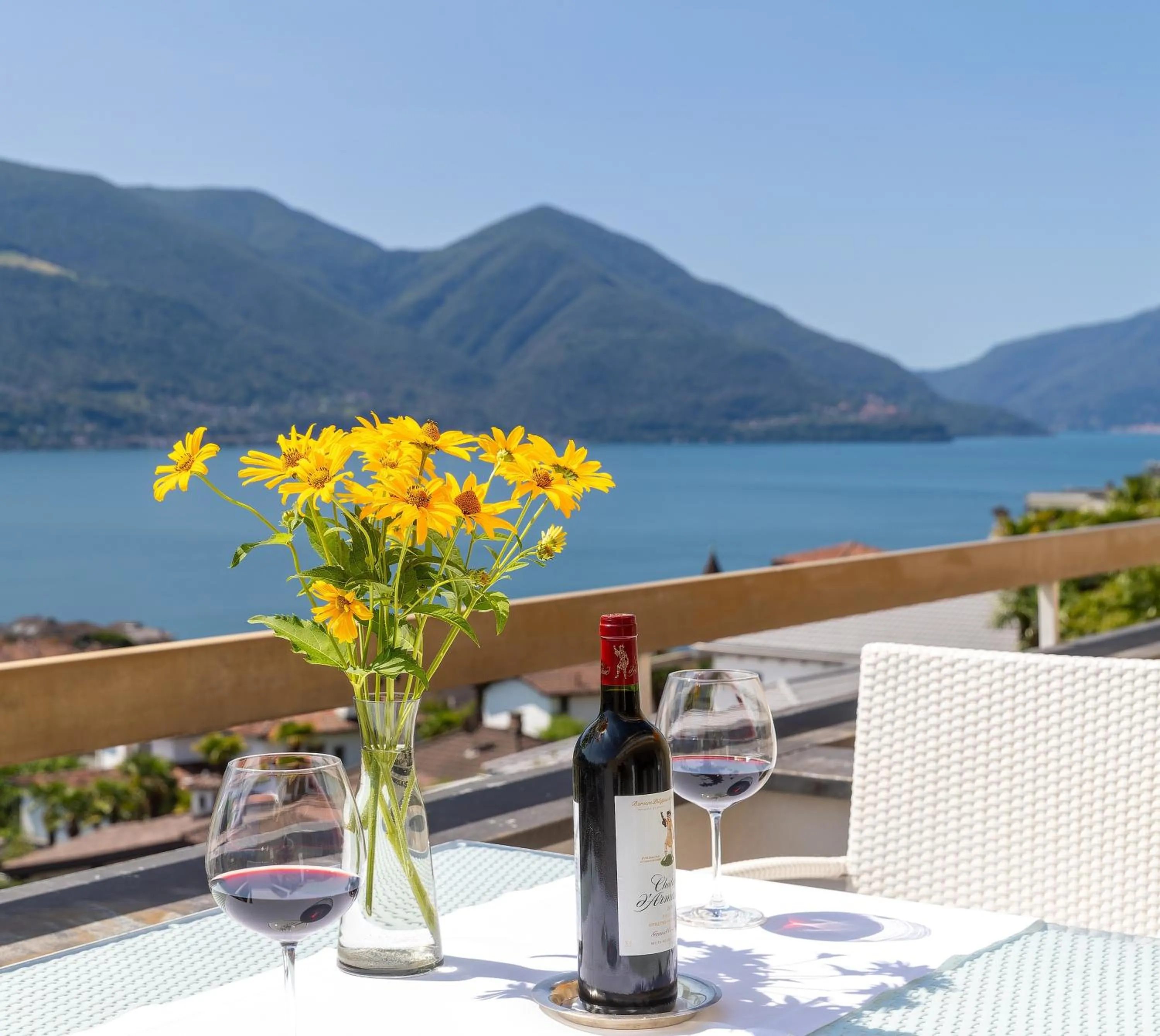 Balcony/Terrace in Hotel Ascona
