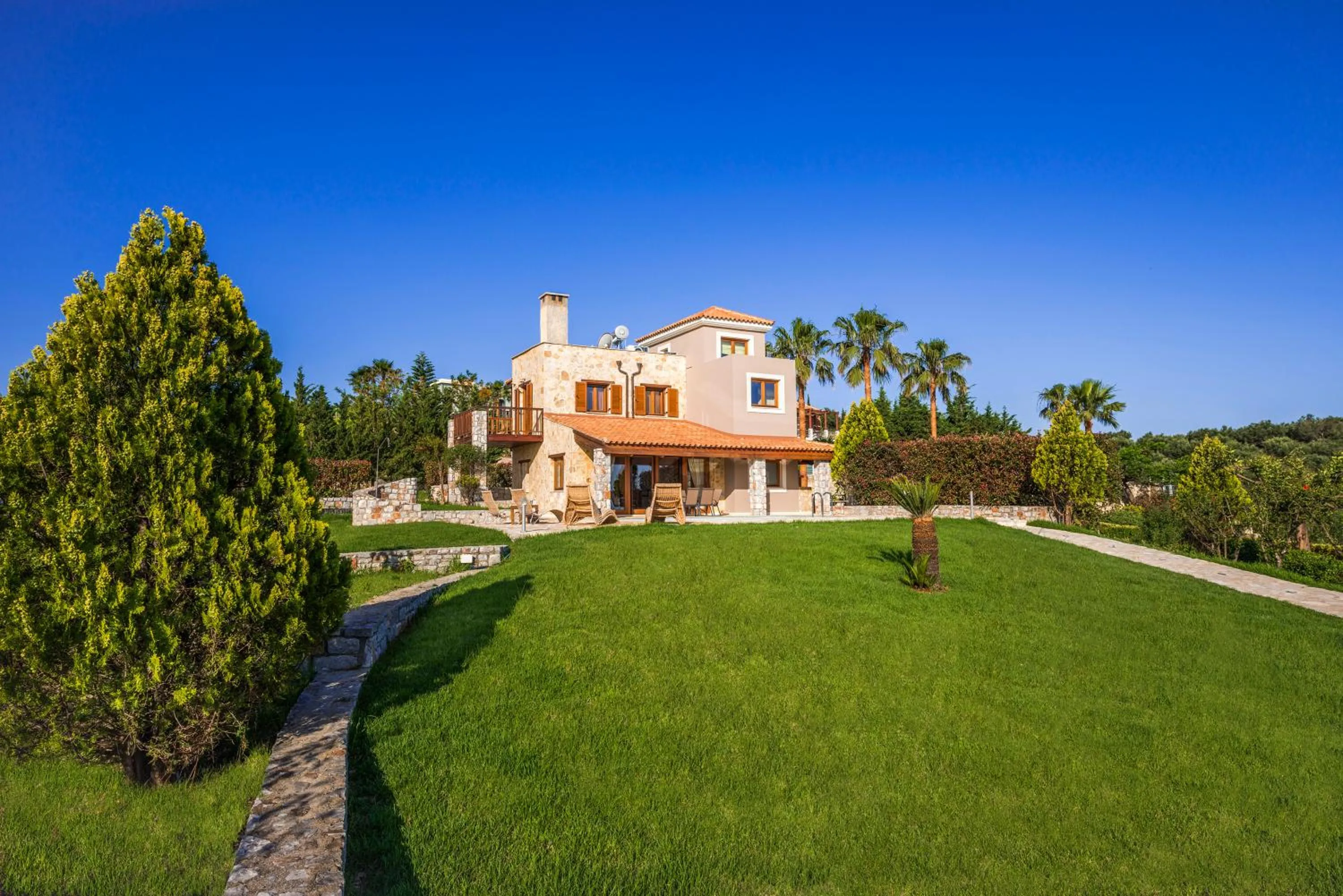 Facade/entrance in Athina Luxury Villas