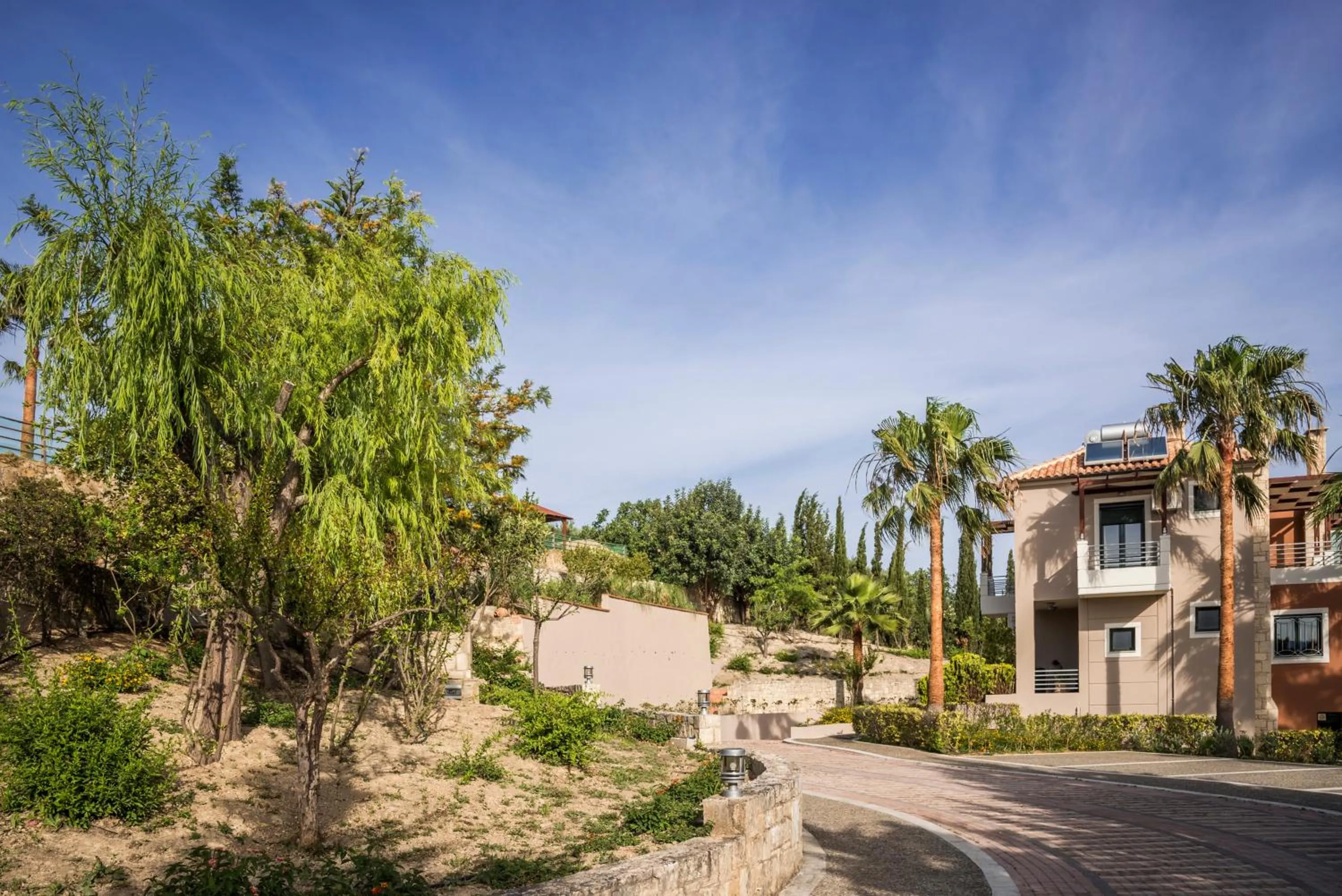 Facade/entrance in Athina Luxury Villas