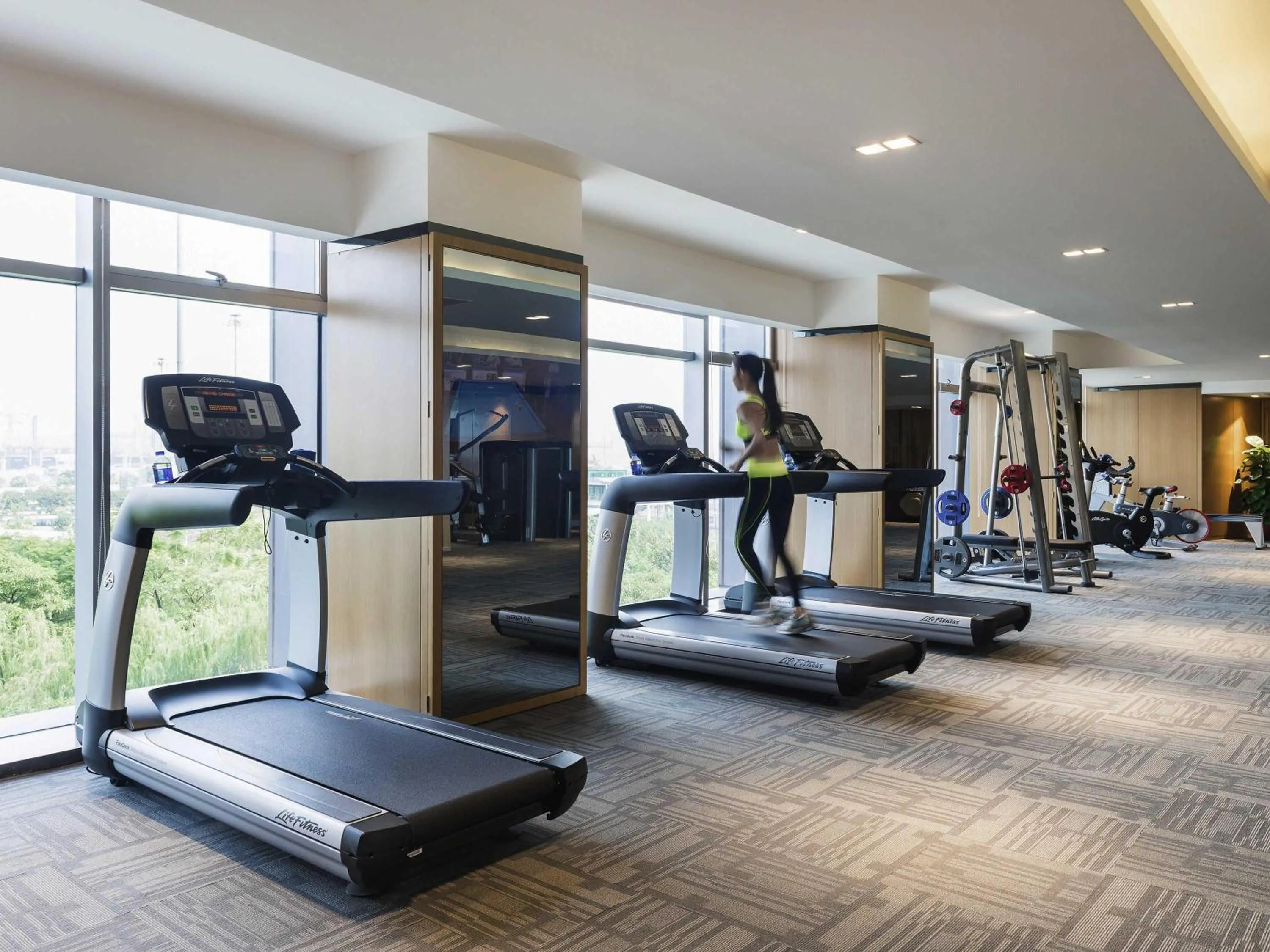 Fitness centre/facilities in Pullman Guangzhou Baiyun Airport