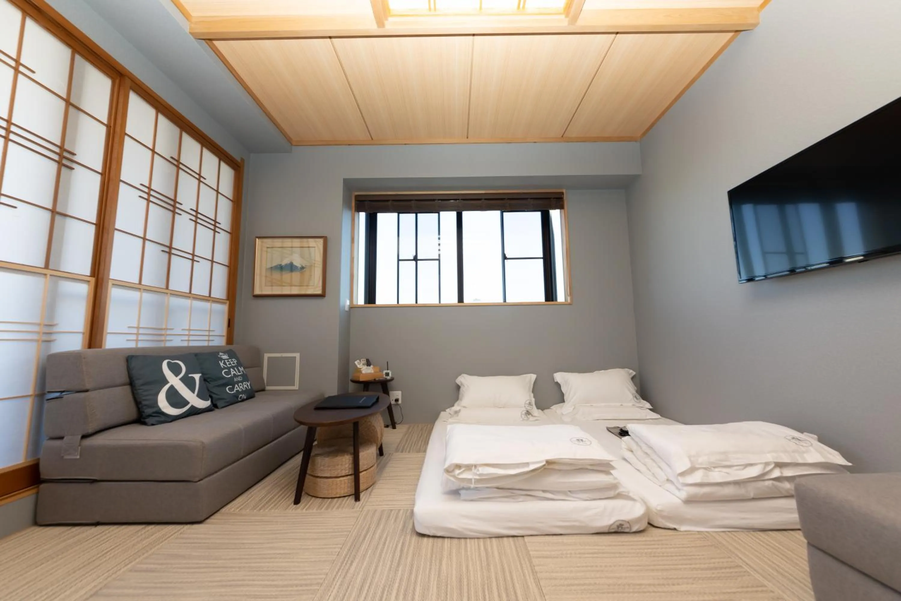 Bed in 灯光旅館 Light hotel