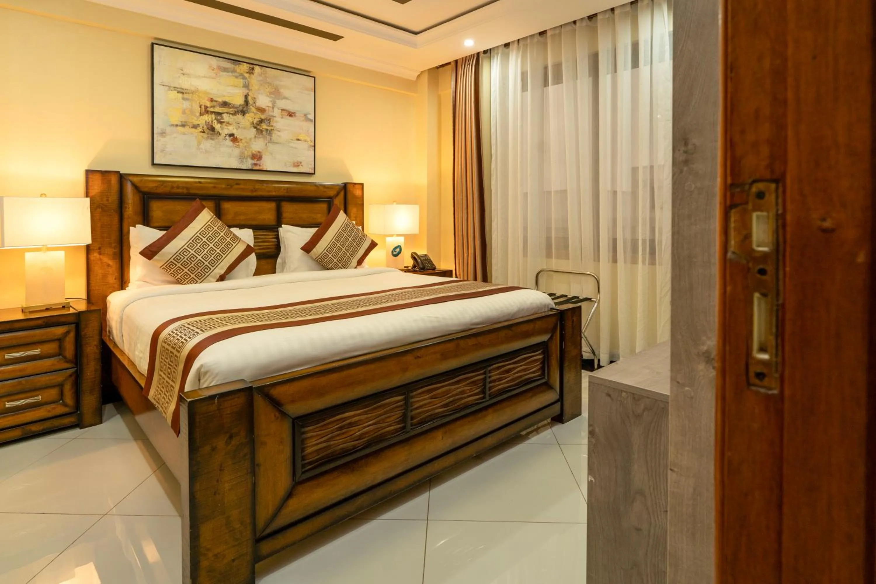 Bed in Esiankiki Resort & Spa - Nanyuki