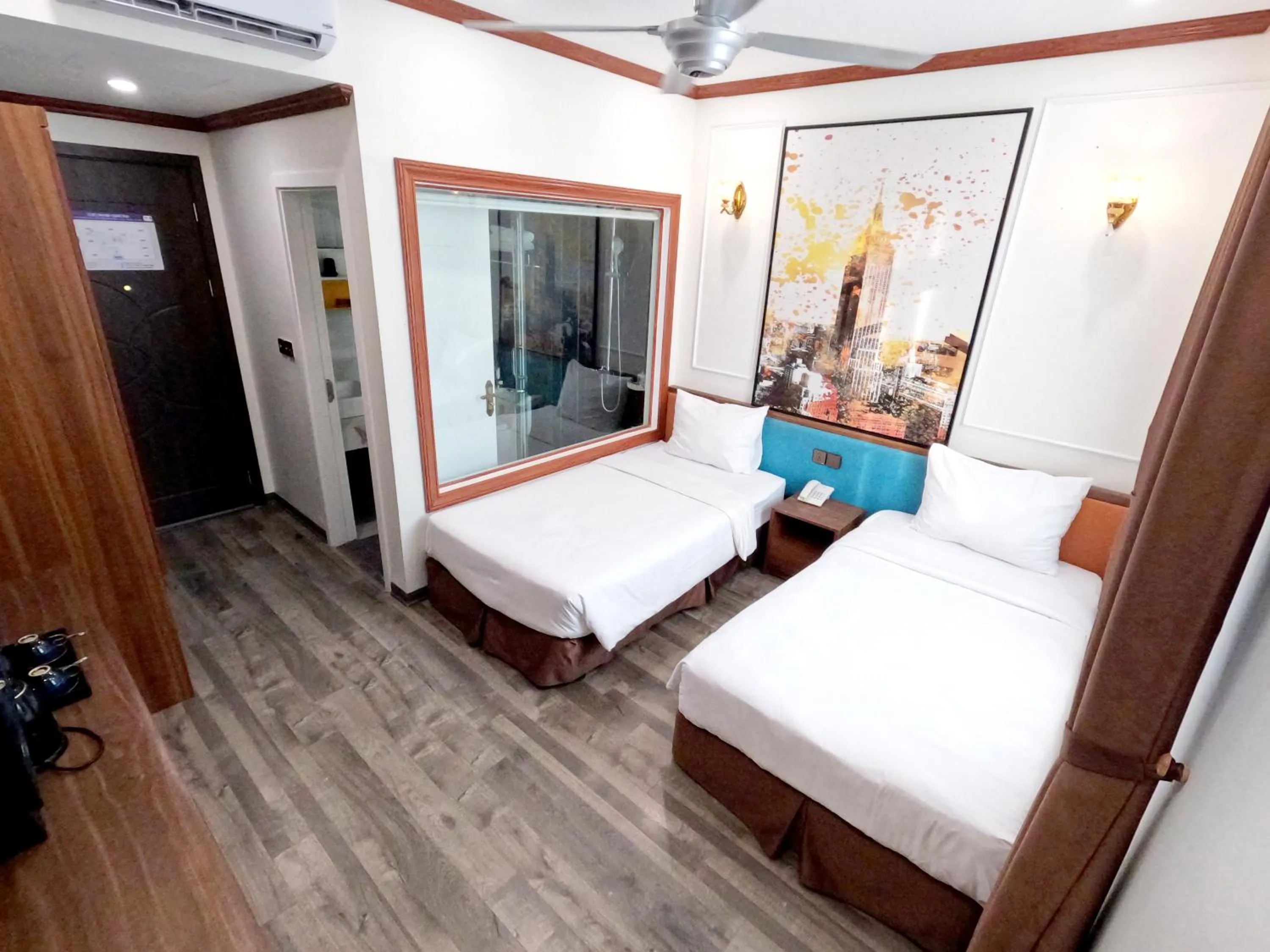 Bed in Halong Lavender Hotel