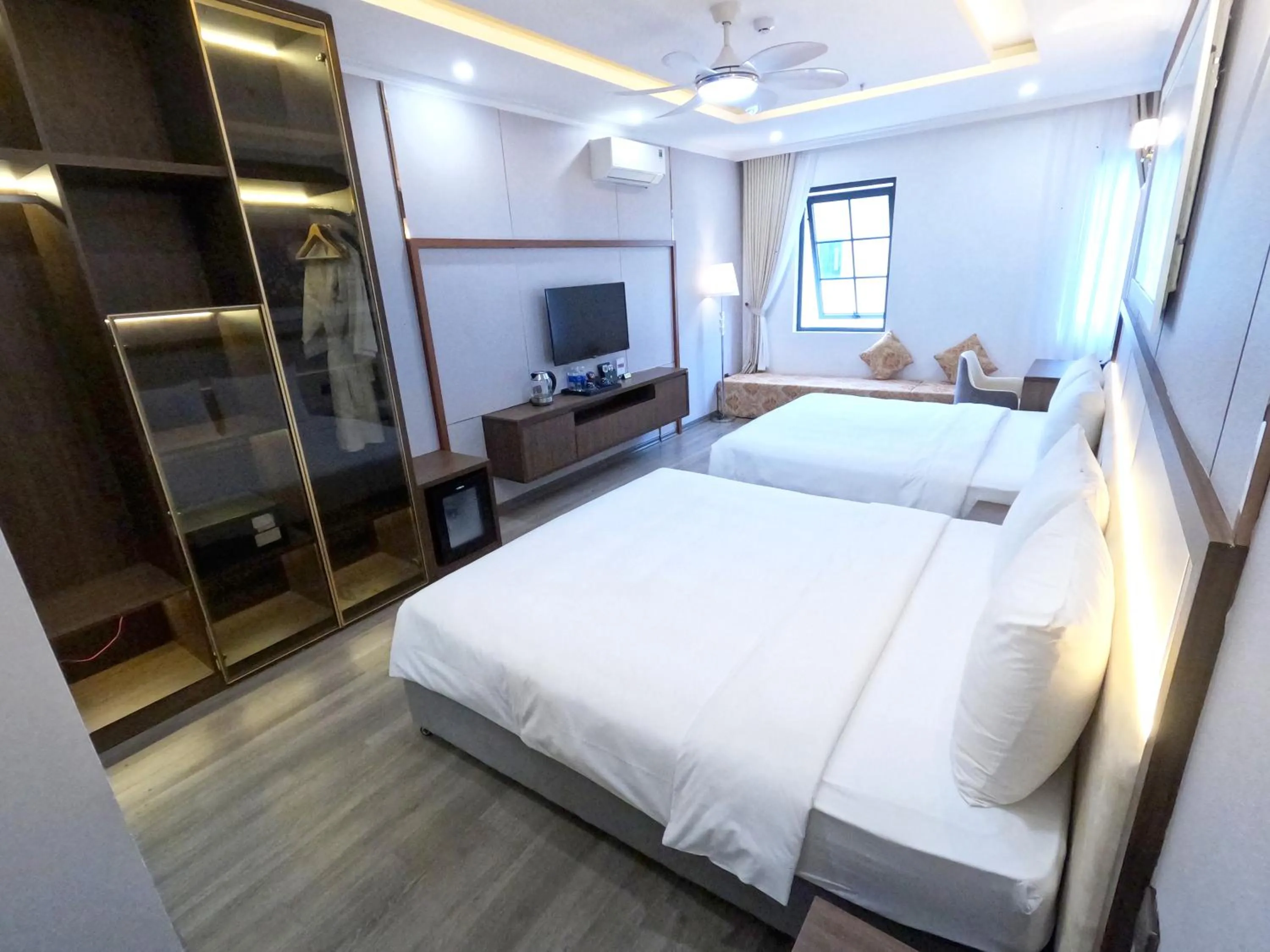 Bed in Halong Lavender Hotel