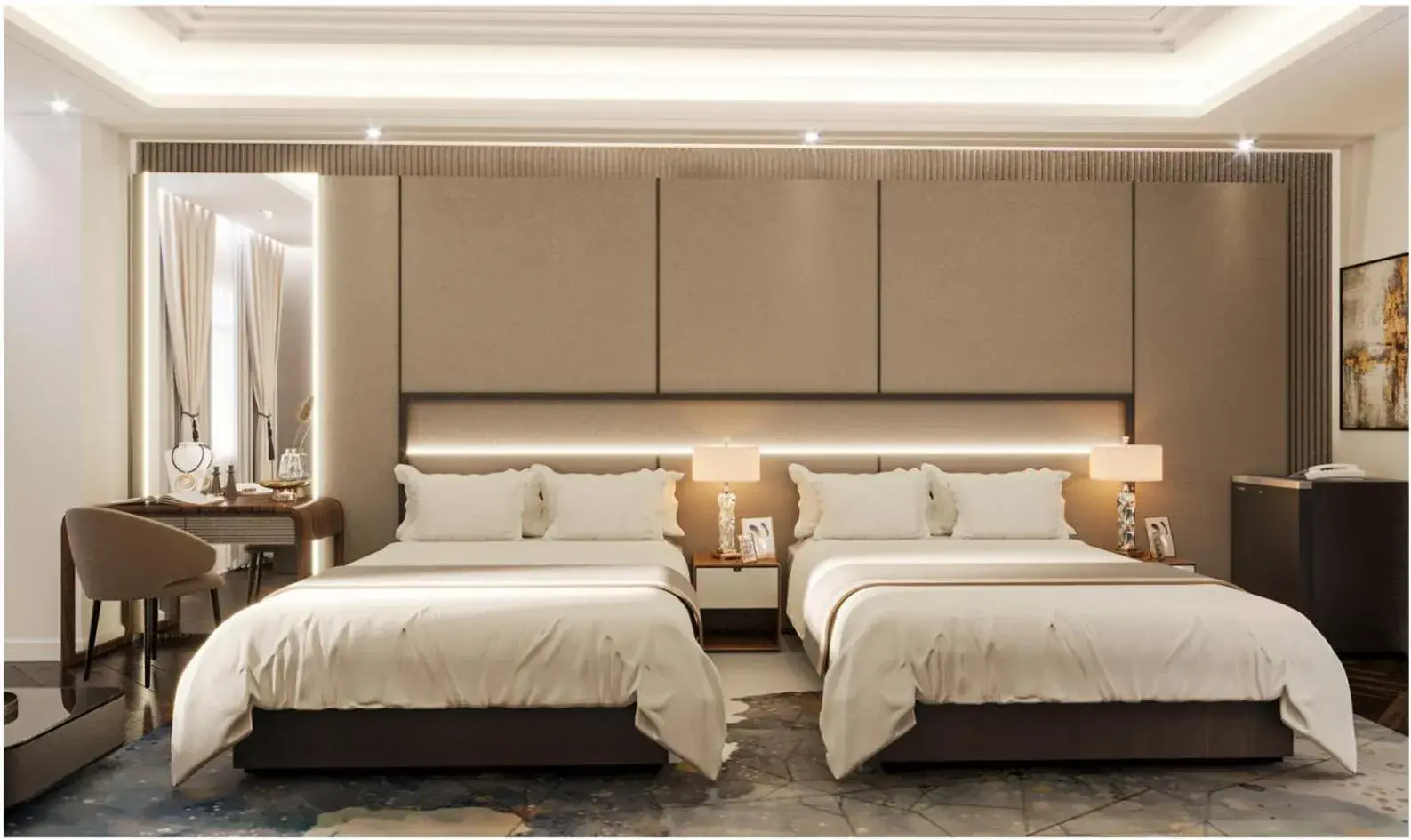 Bed in Halong Lavender Hotel Bed in Halong Lavender Hotel