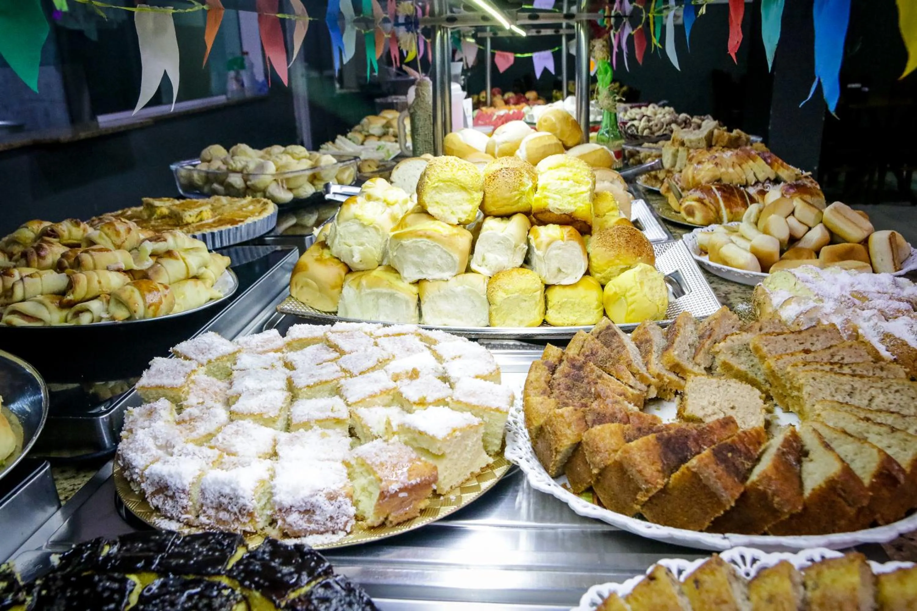 Buffet breakfast in Hotel San Rafain