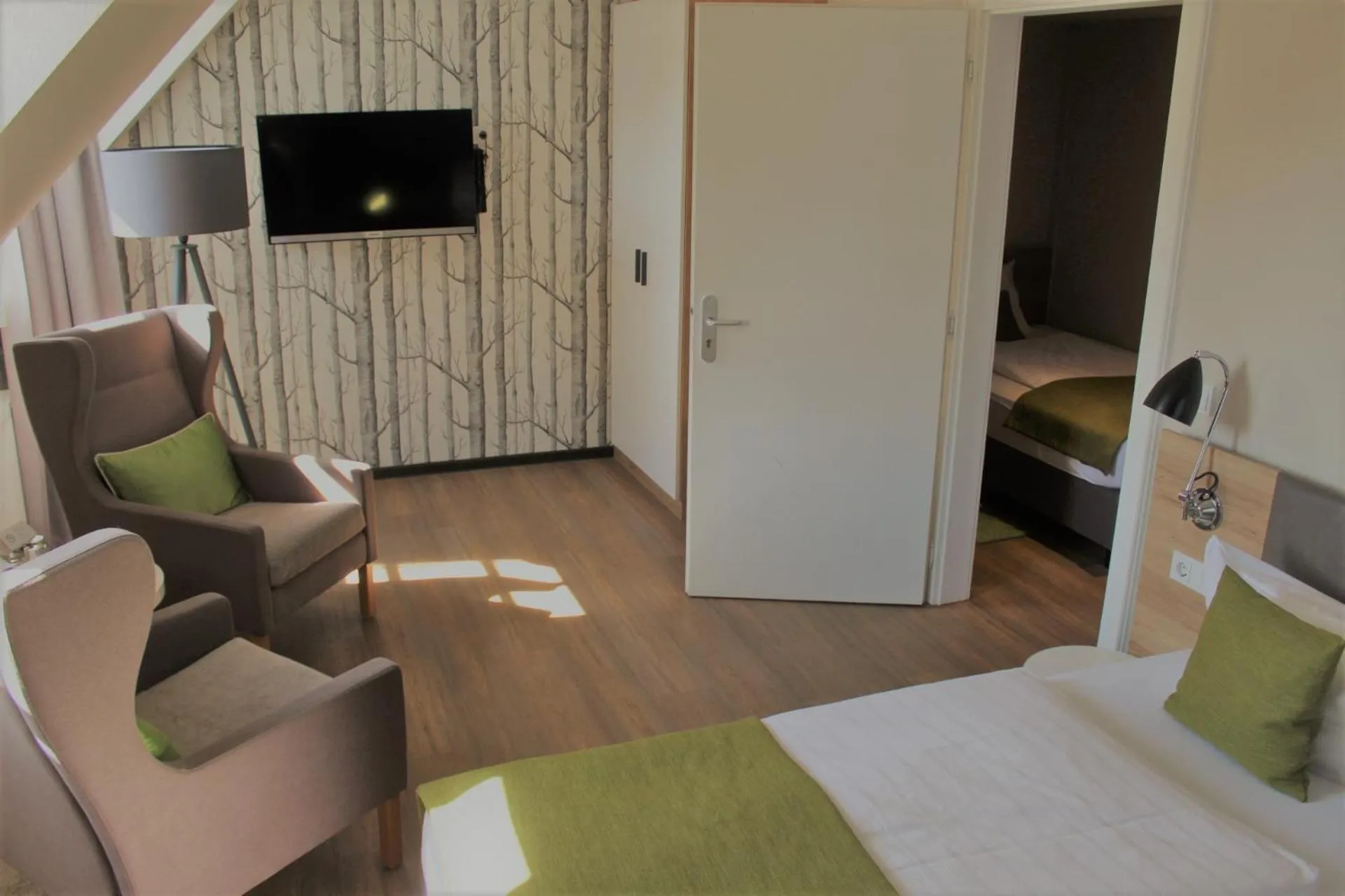 TV and multimedia, Bed in Hotel Eifelbräu