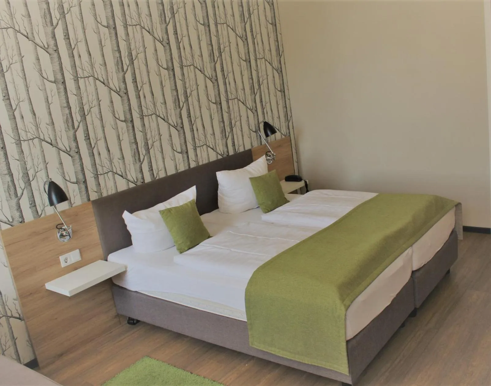 Bed in Hotel Eifelbräu