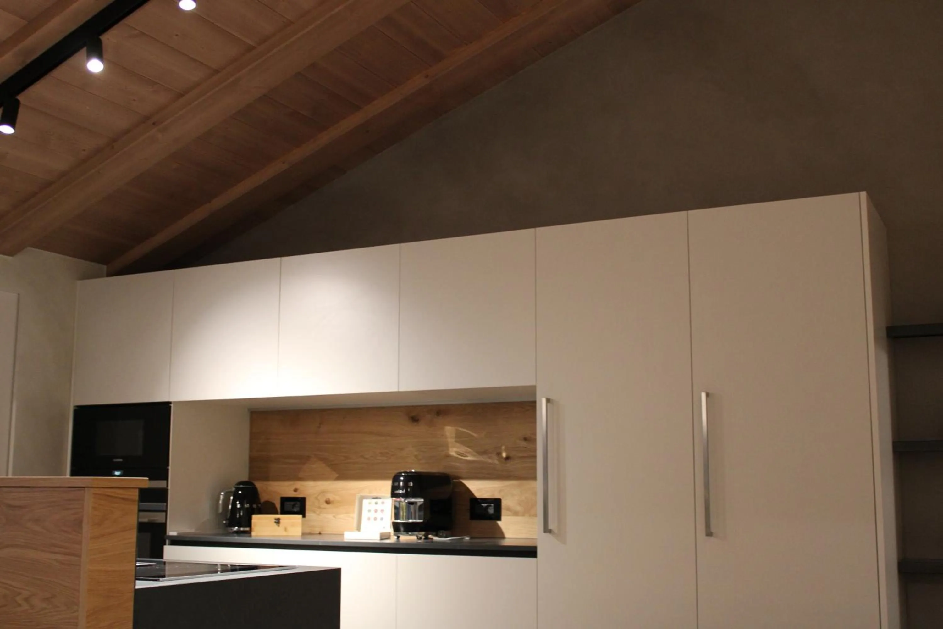 Kitchen or kitchenette in Appartamento Suite centro Livigno 4S - Sabrina