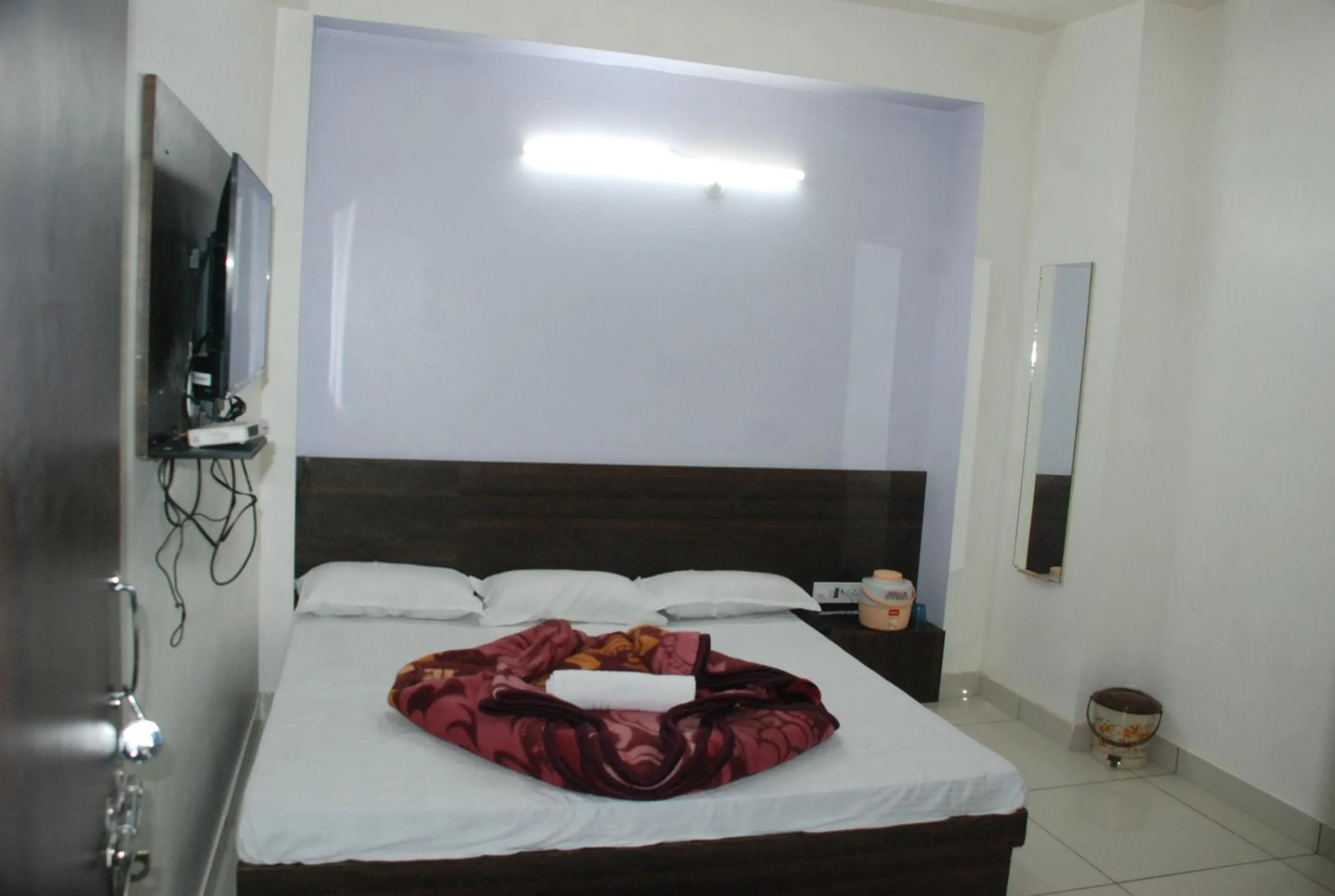 Bed in Hotel Chouhan Paradise