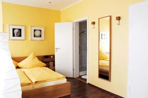 Photo of the whole room, Bed in Hotel Akazienhof