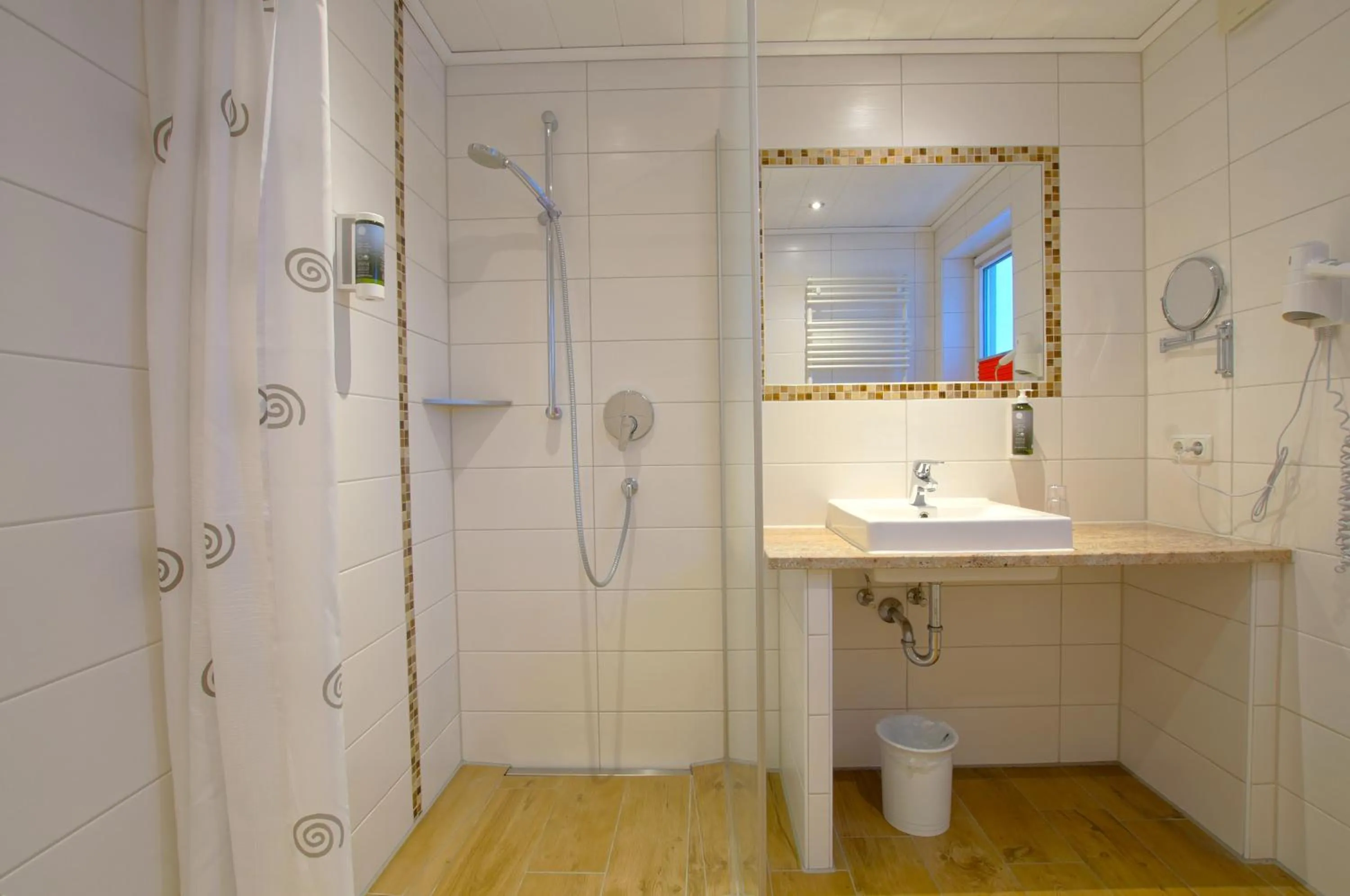 Shower in Hotel Waldmann