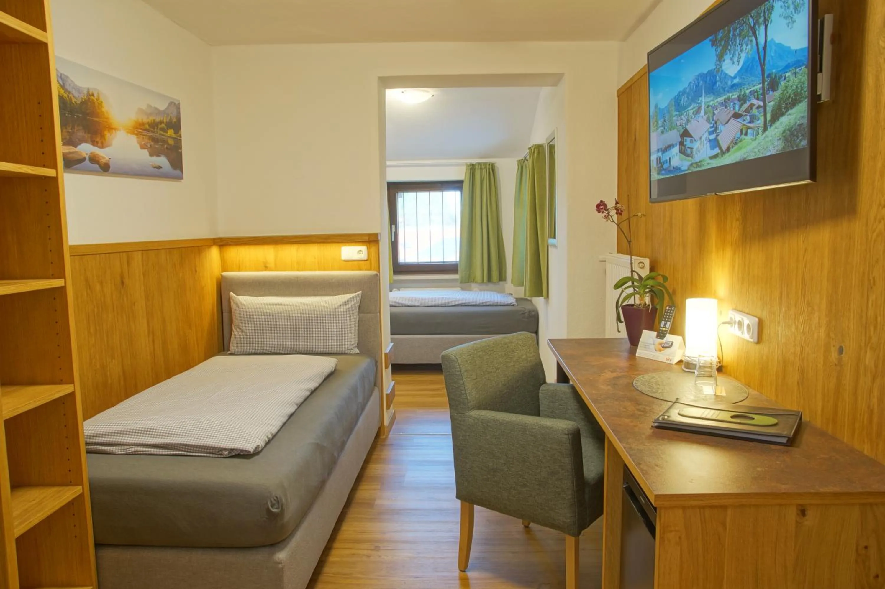 Bed in Hotel Waldmann