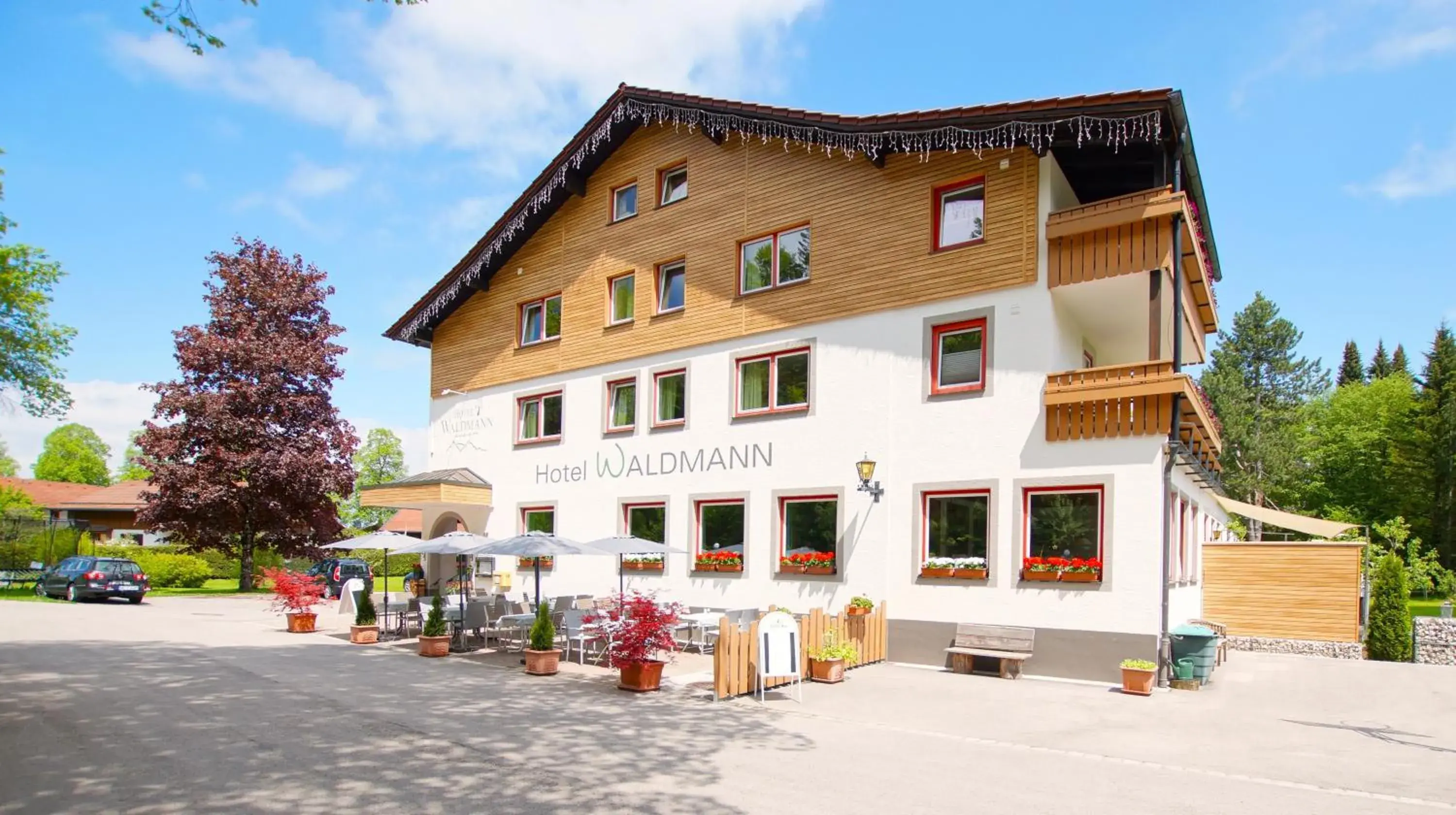 Property building in Hotel Waldmann Property building in Hotel Waldmann
