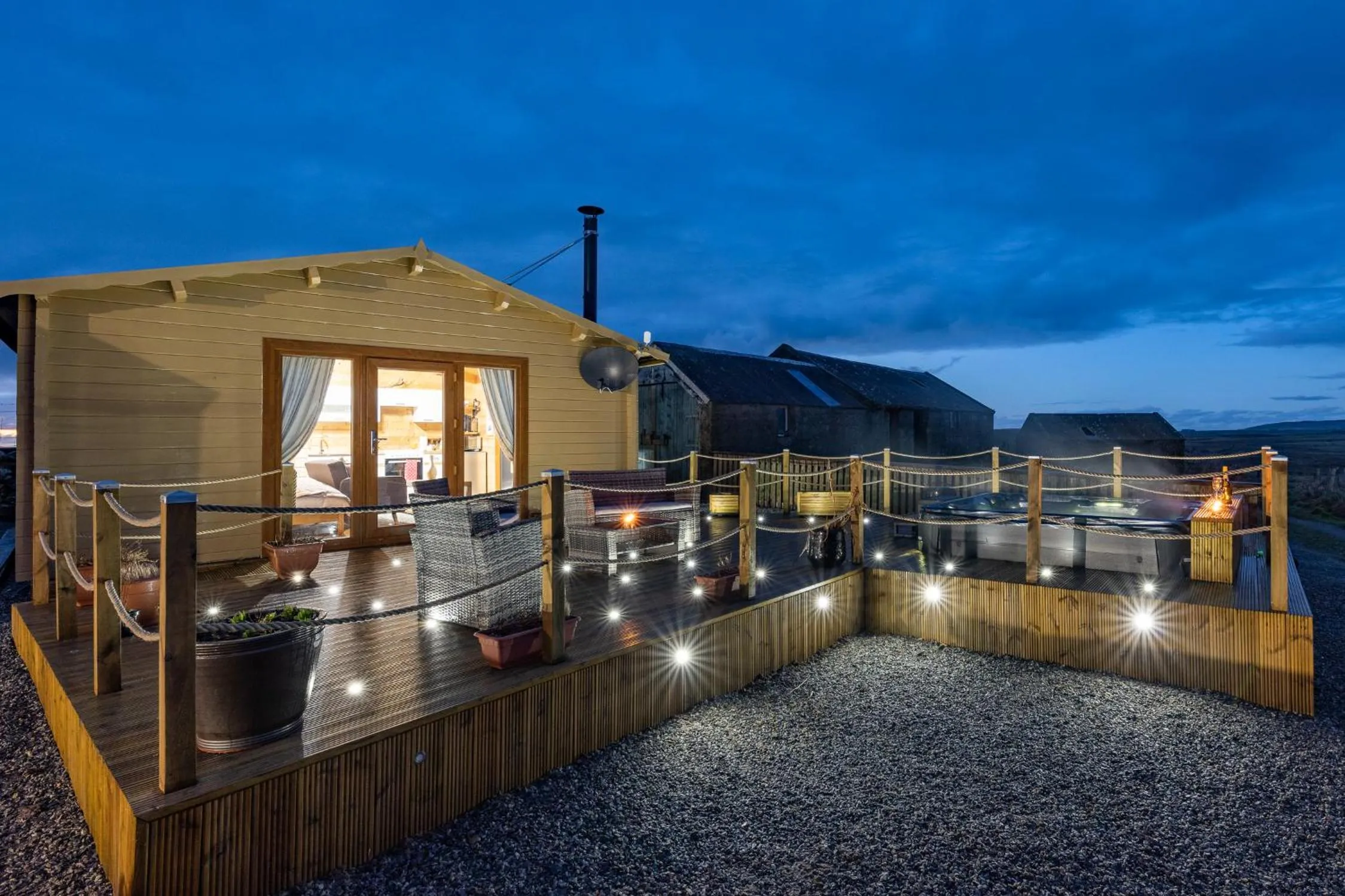 Shower in Benview Bed and Breakfast & Luxury Lodge, Isle of North Uist