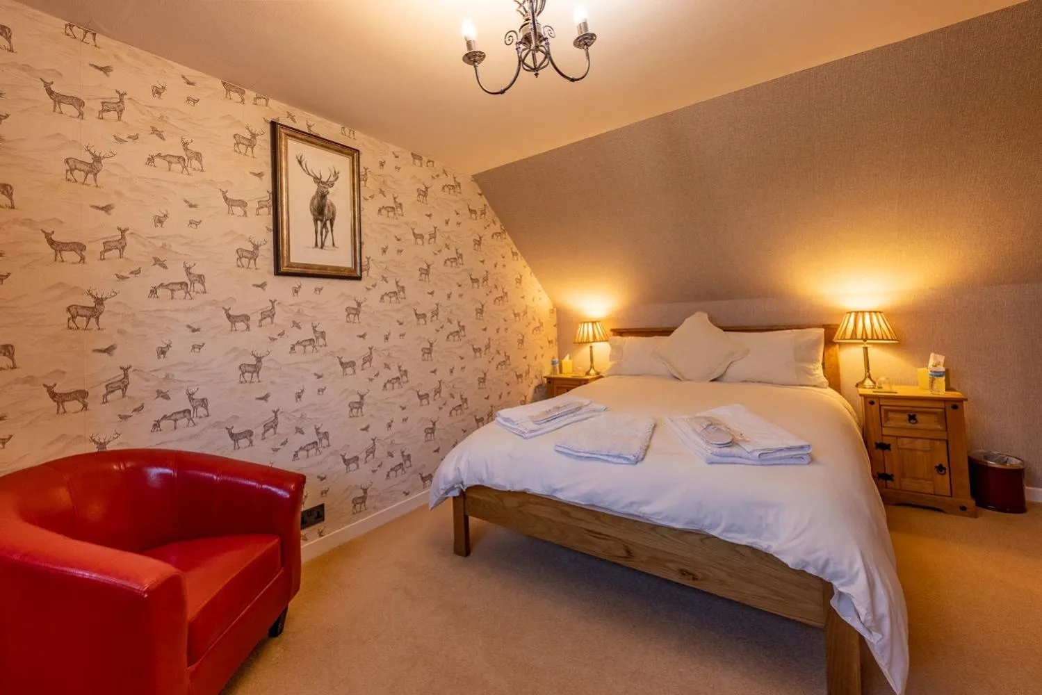 Bed in Benview Bed and Breakfast & Luxury Lodge, Isle of North Uist