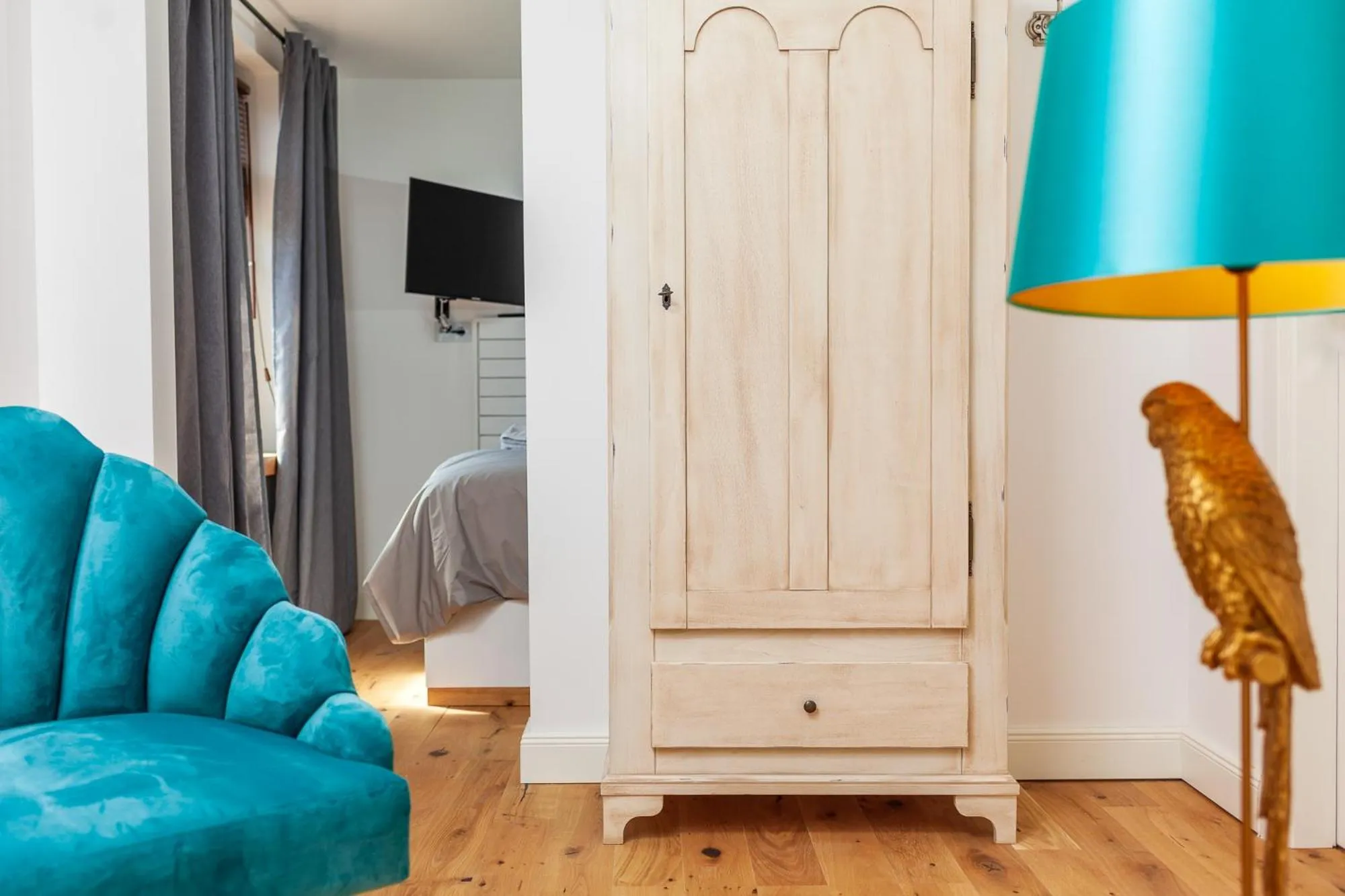 Decorative detail, Bed in Relitto Boutique und Aparthotel Borkum