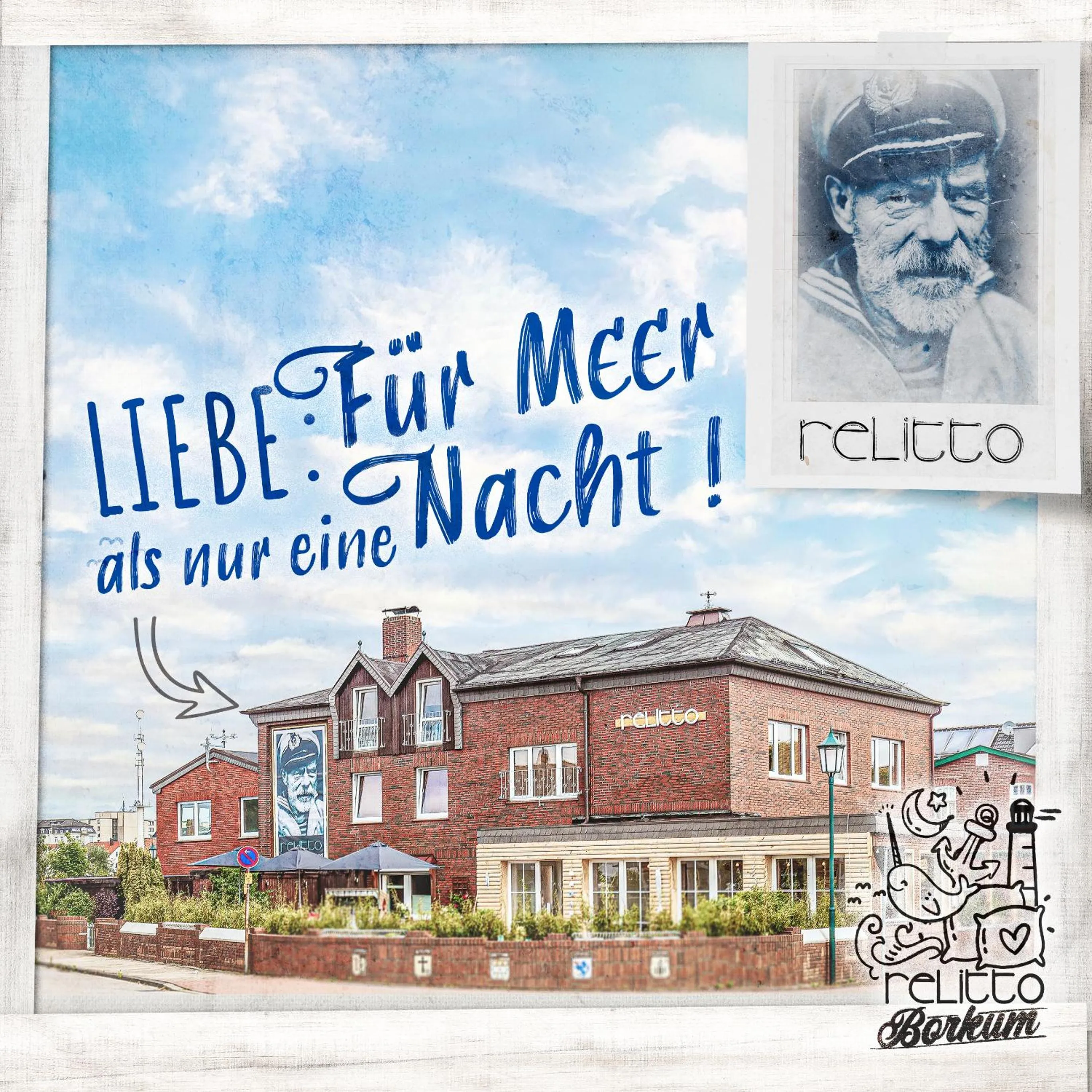 Property building in Relitto Boutique und Aparthotel Borkum