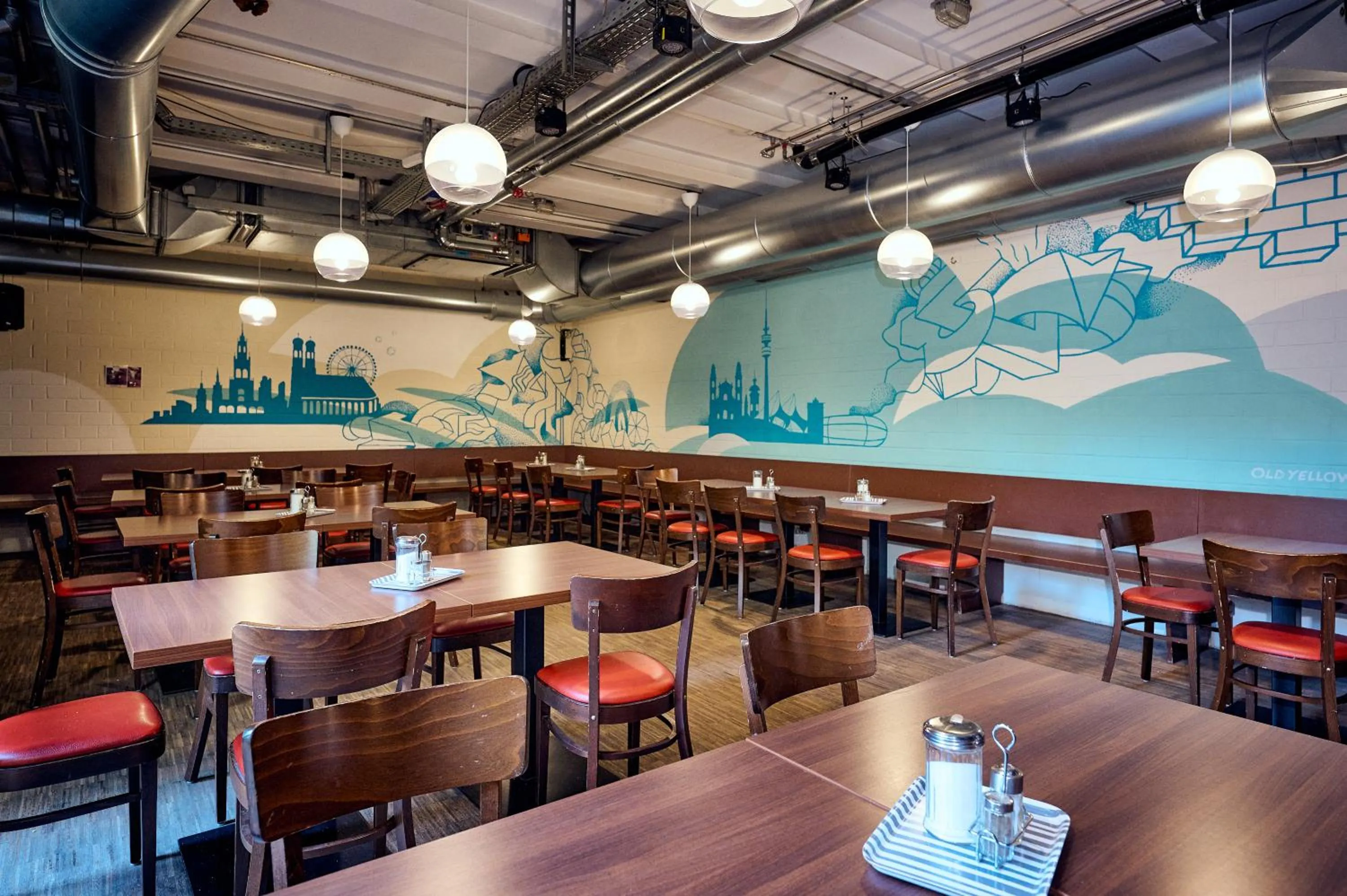 Breakfast in THE 4YOU Hostel & Hotel Munich