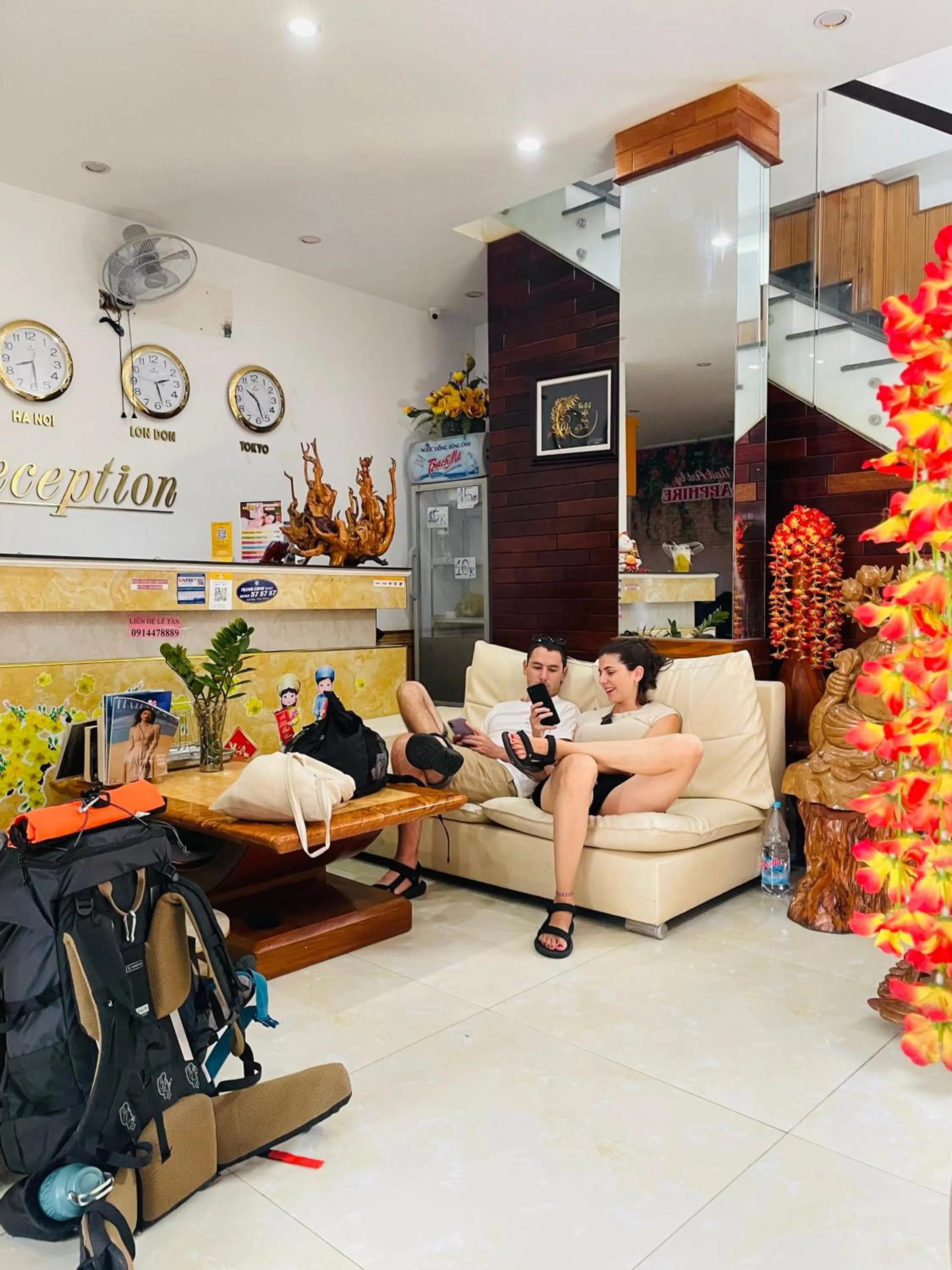 Living room in Sapphire HOTEL HUE