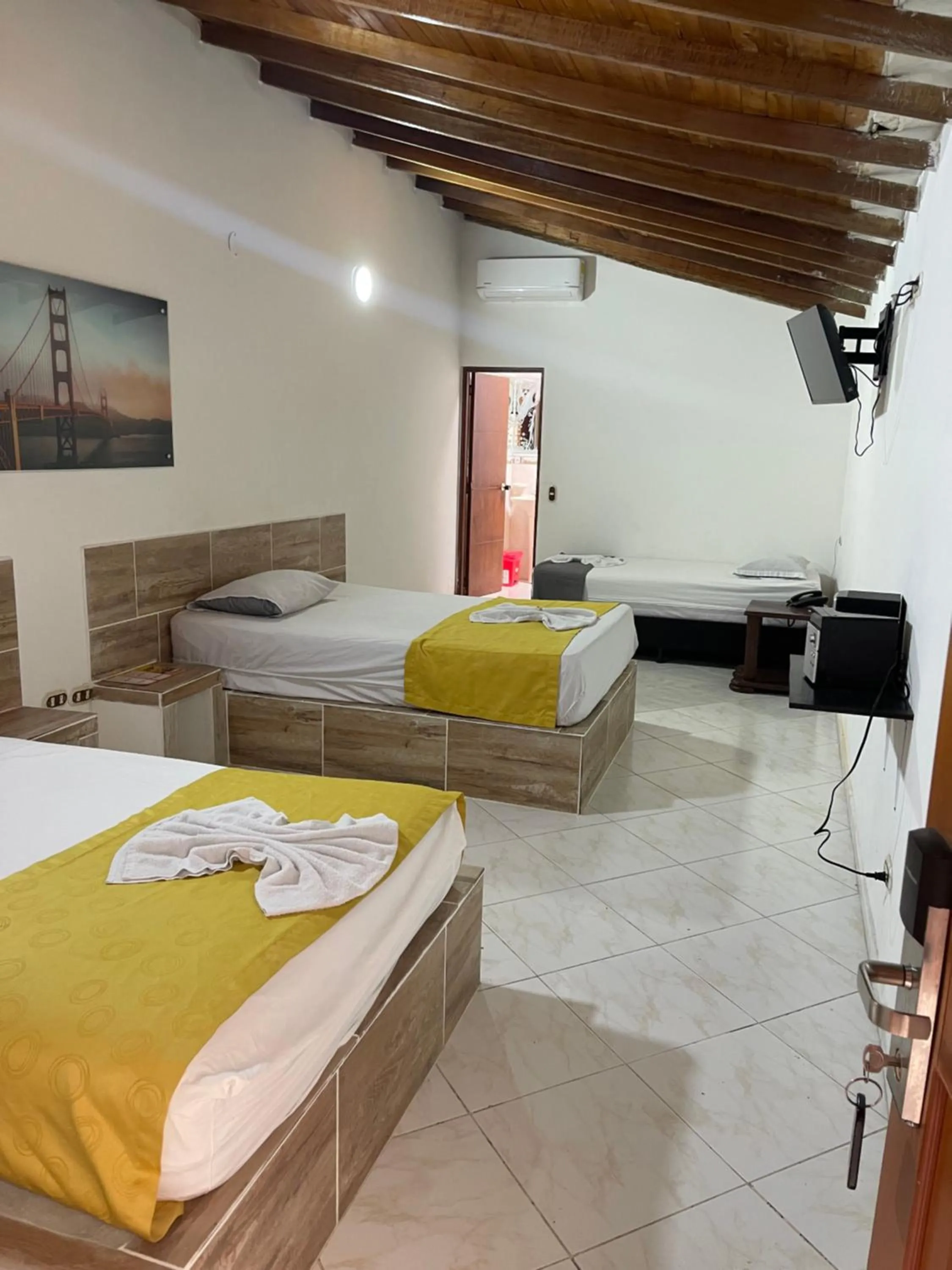 Photo of the whole room, Bed in Hotel Brisas MEDELLIN