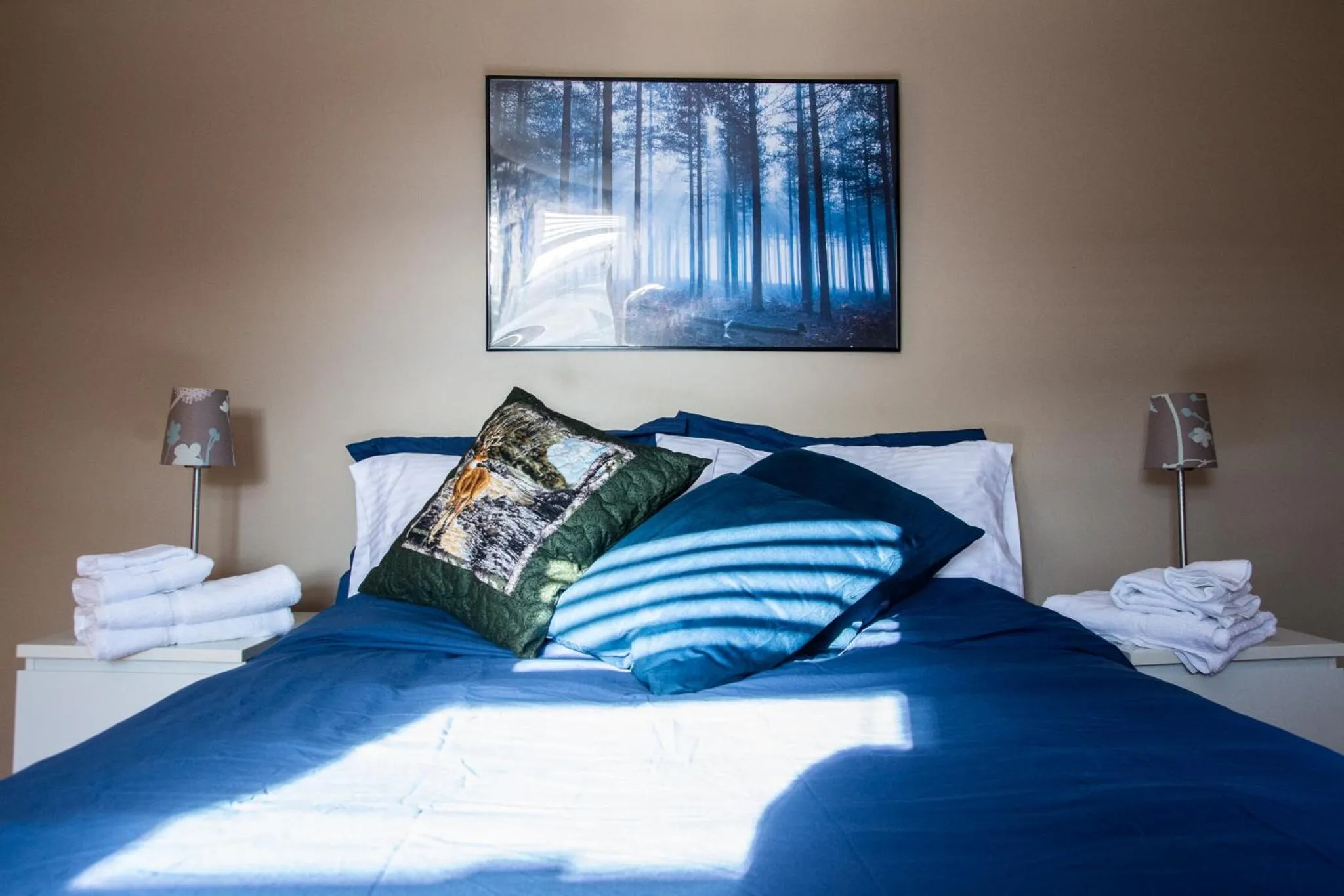 Bed in Myers Cave Resort