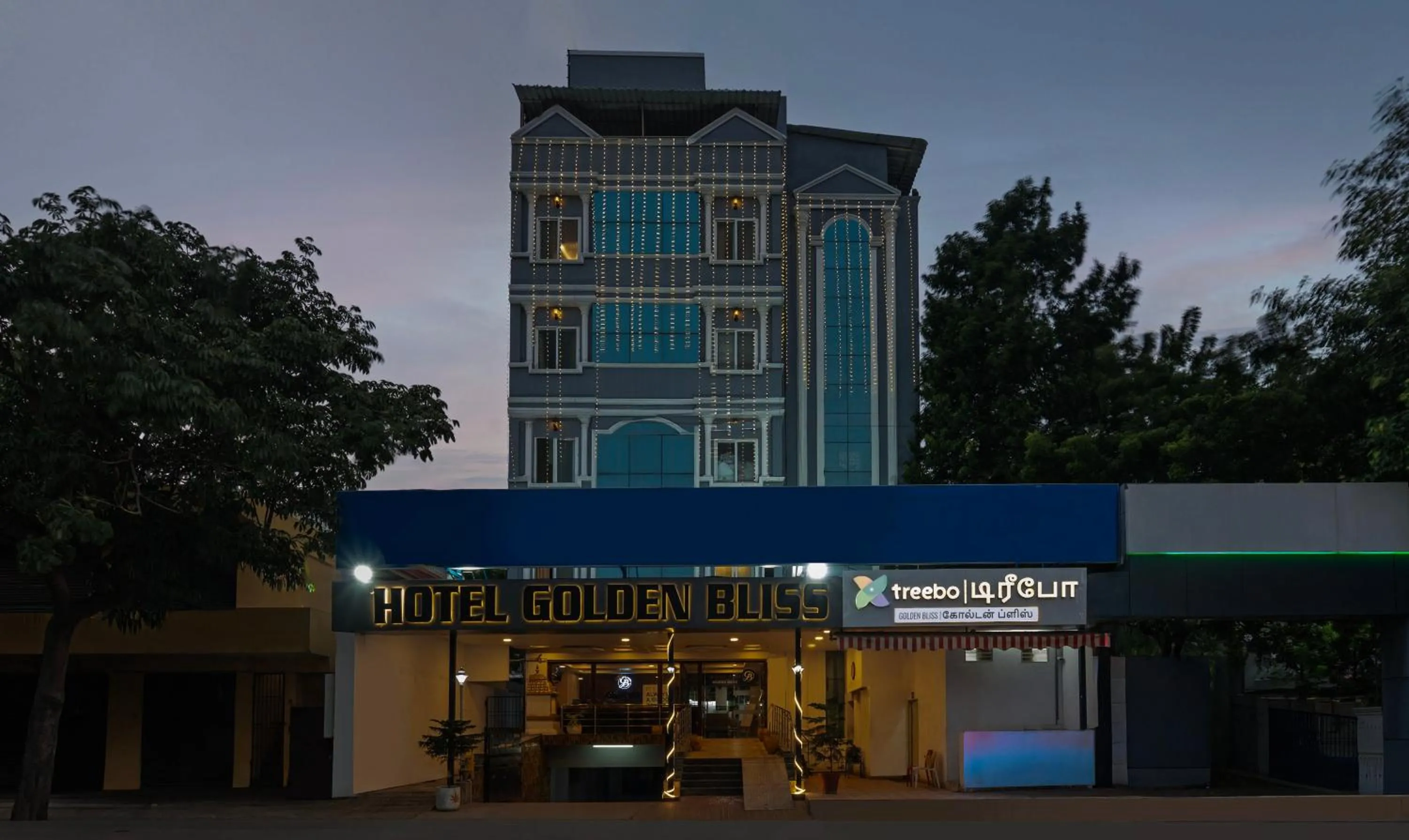 Property building in Hotel Golden Bliss