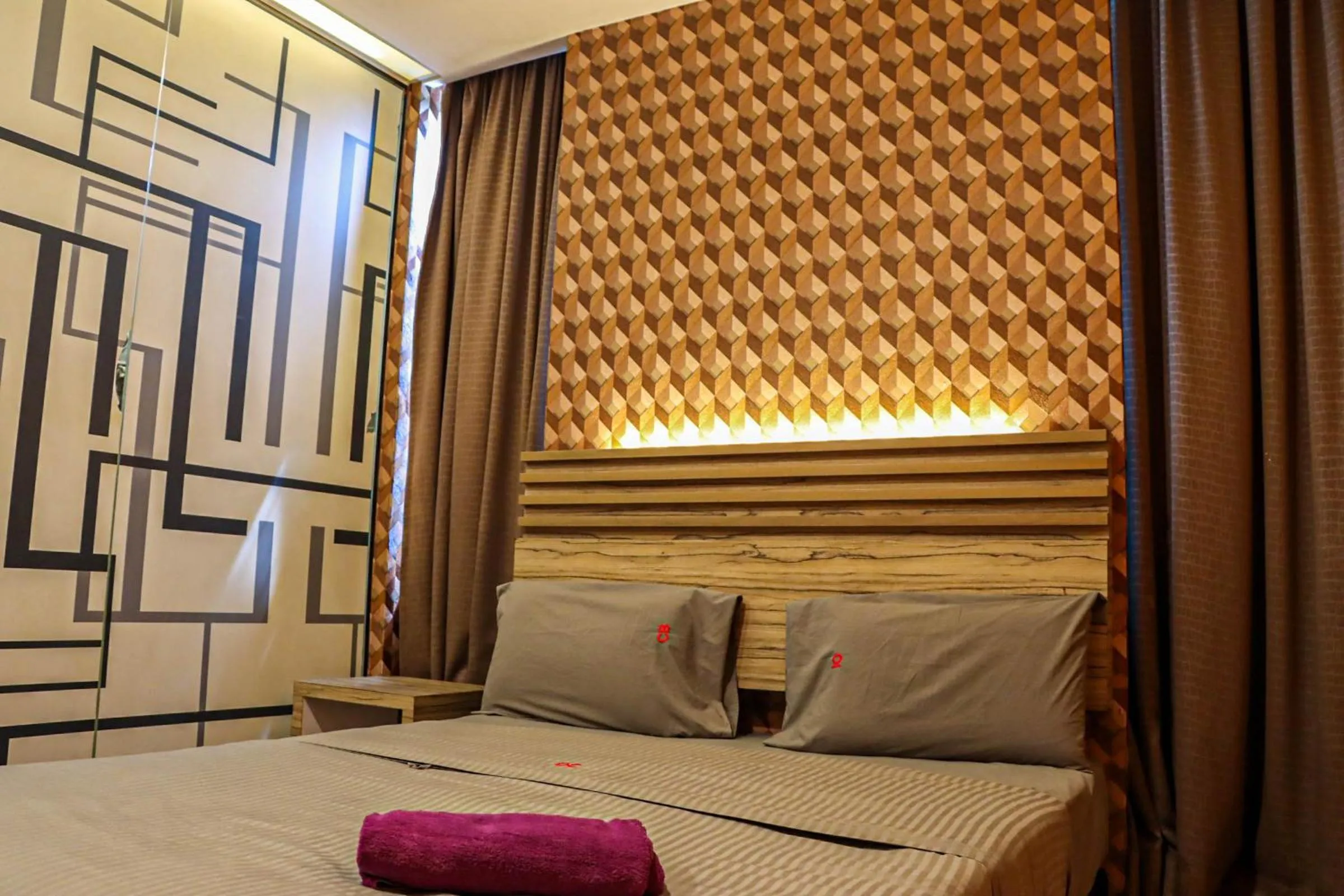 Bed in Classical Boutique Hotel