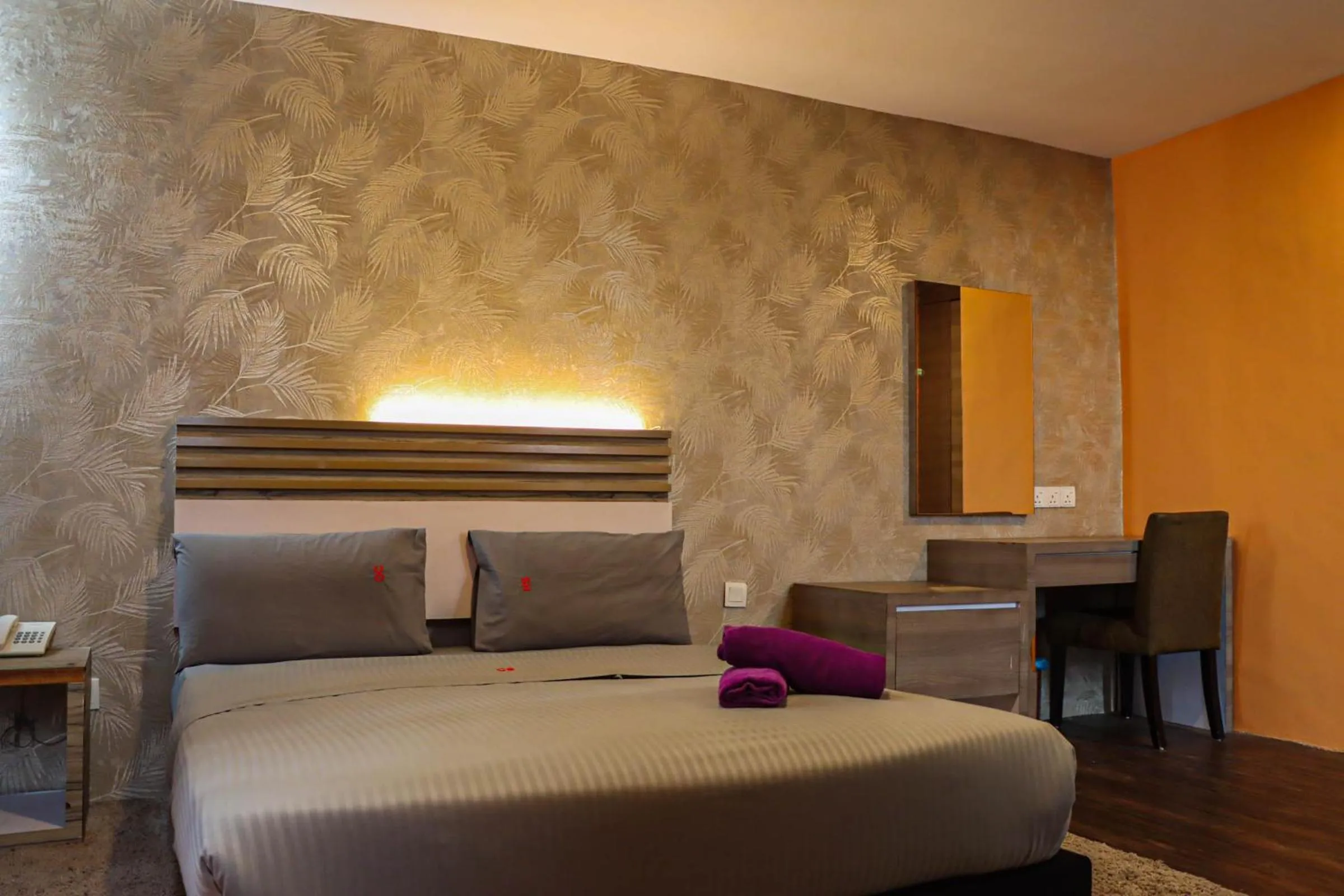 Bed in Classical Boutique Hotel