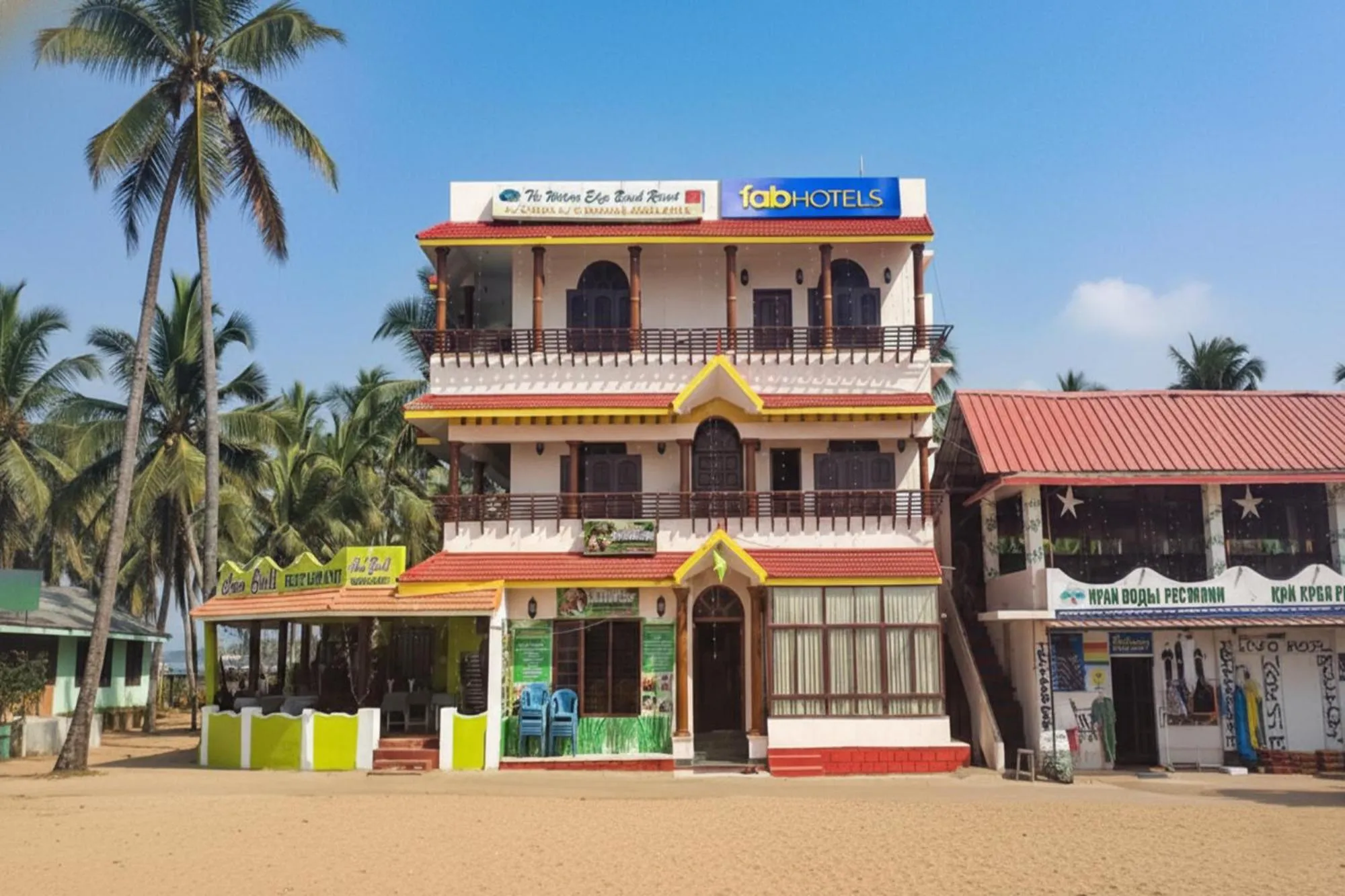 Property building in FabHotel Wateredge Beach Resort