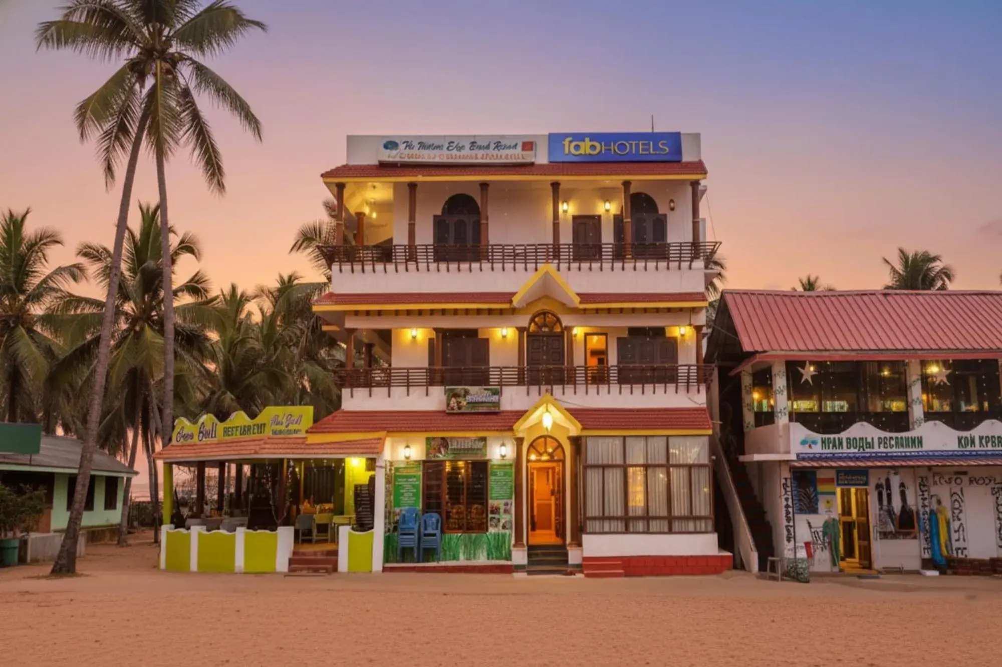 Property building in FabHotel Wateredge Beach Resort - 200m from Samudra Beach Park Property building in FabHotel Wateredge Beach Resort - 200m from Samudra Beach Park