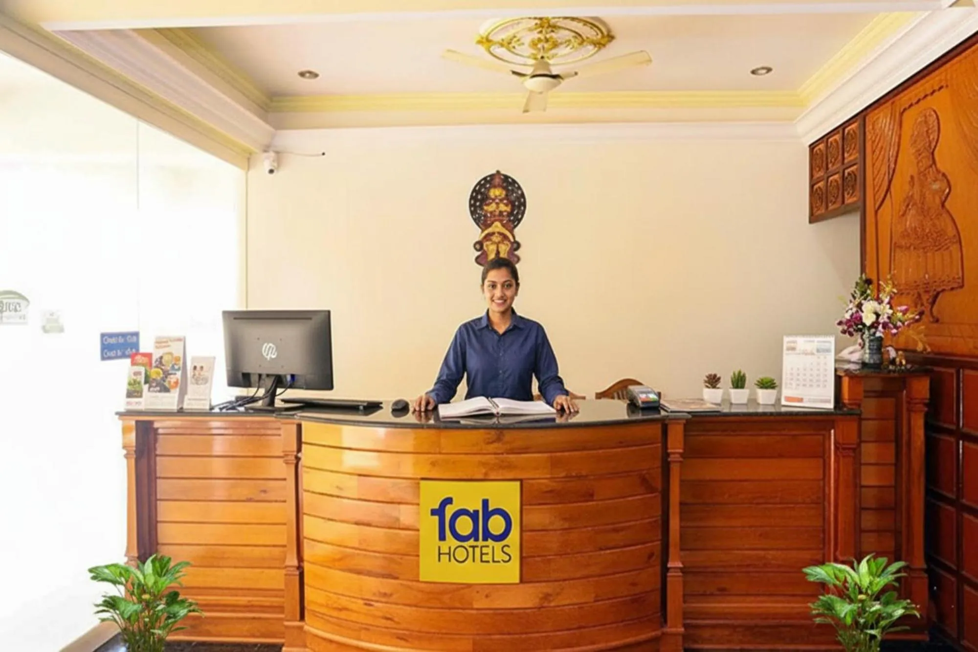 Lobby or reception in FabHotel Wateredge Beach Resort