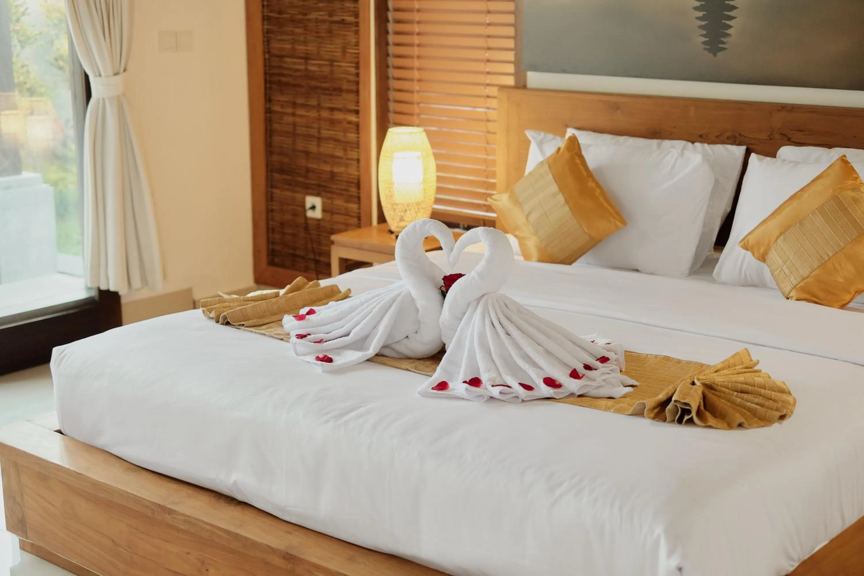 Bed in Villa Wananta