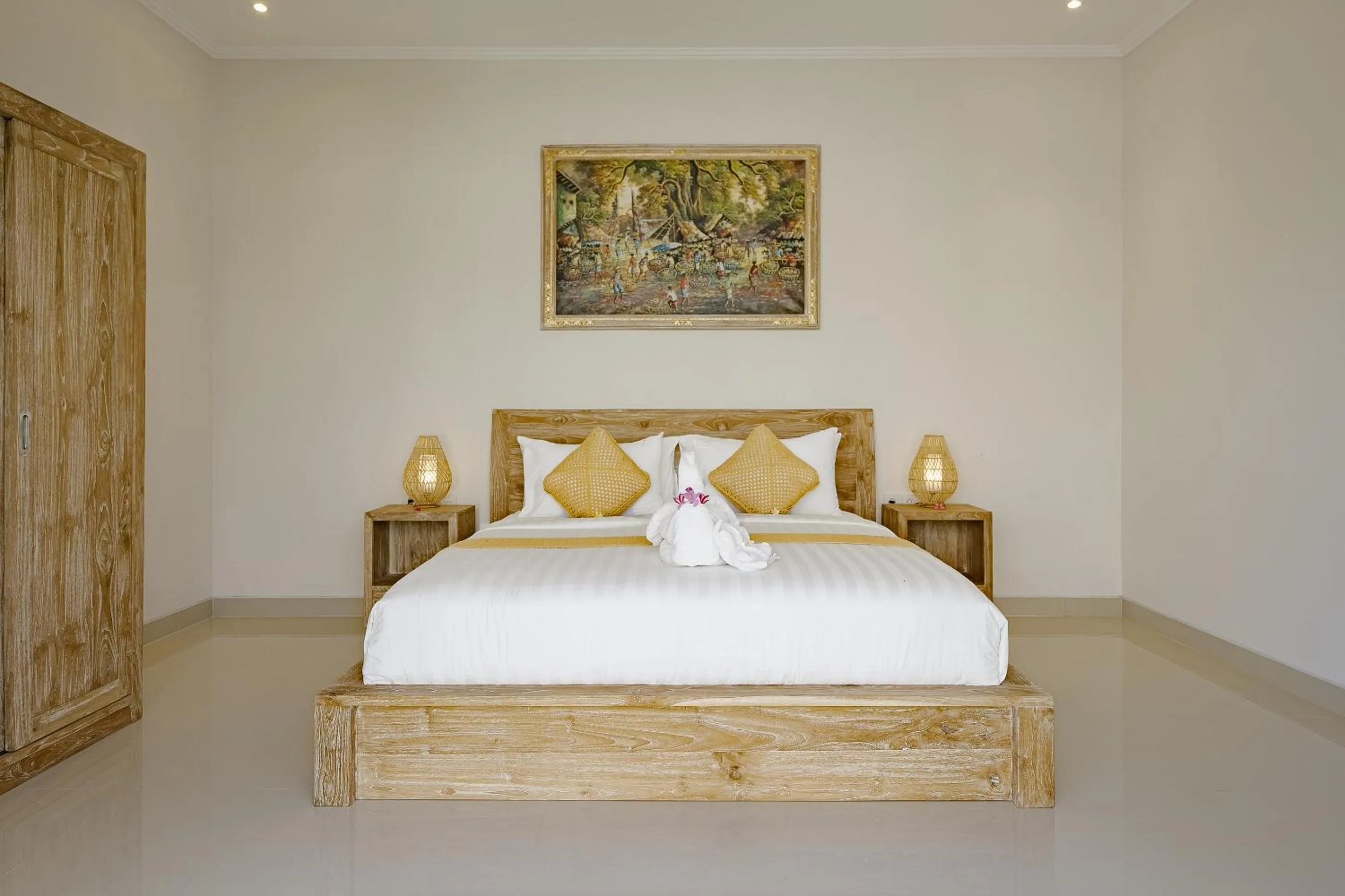 Bed in Villa Wananta