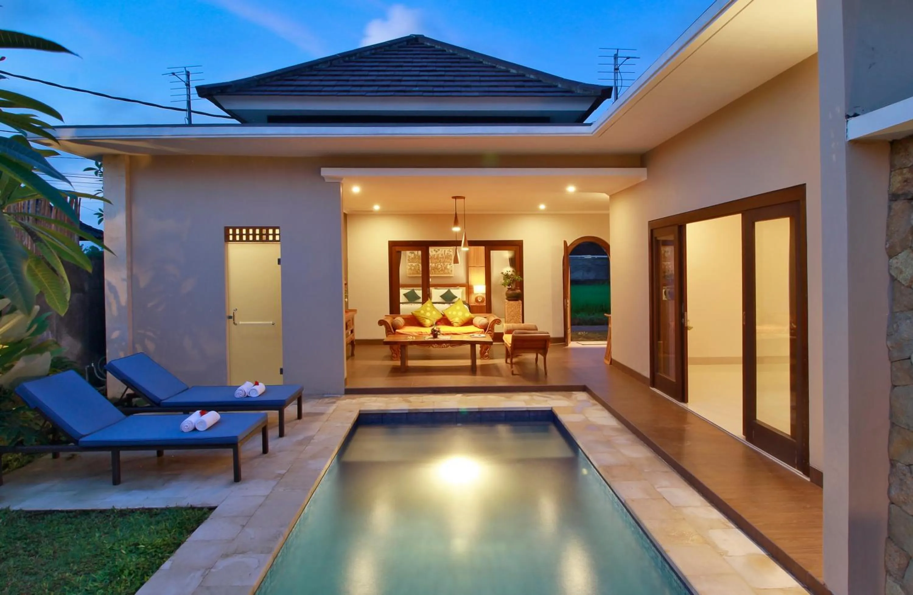 Facade/entrance in Villa Wananta