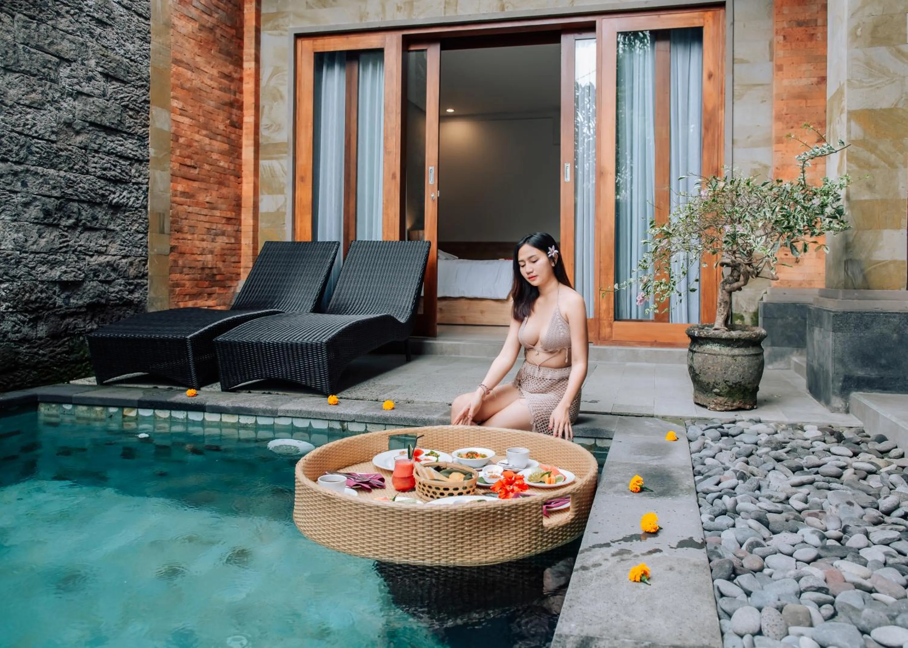 Natural landscape in Villa Wananta